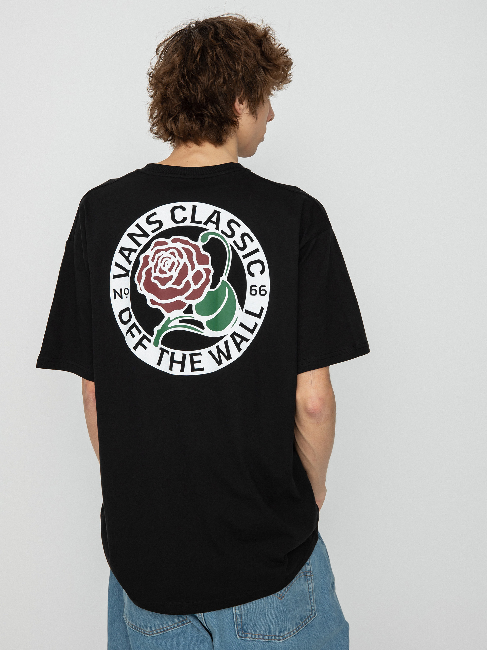 Tričko Vans Tried And True Rose (black)