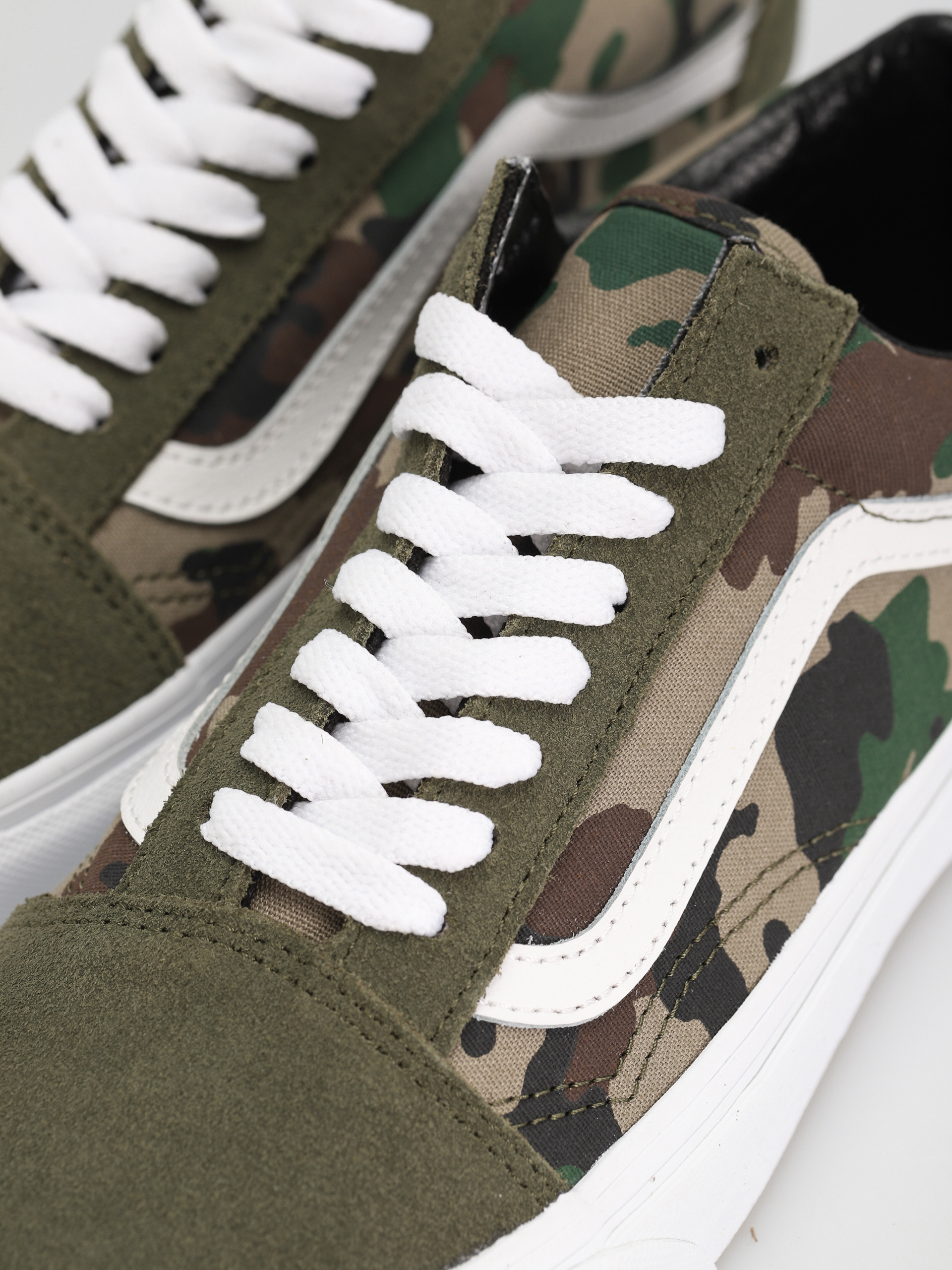 Boty Vans Old Skool (camo olive/white)