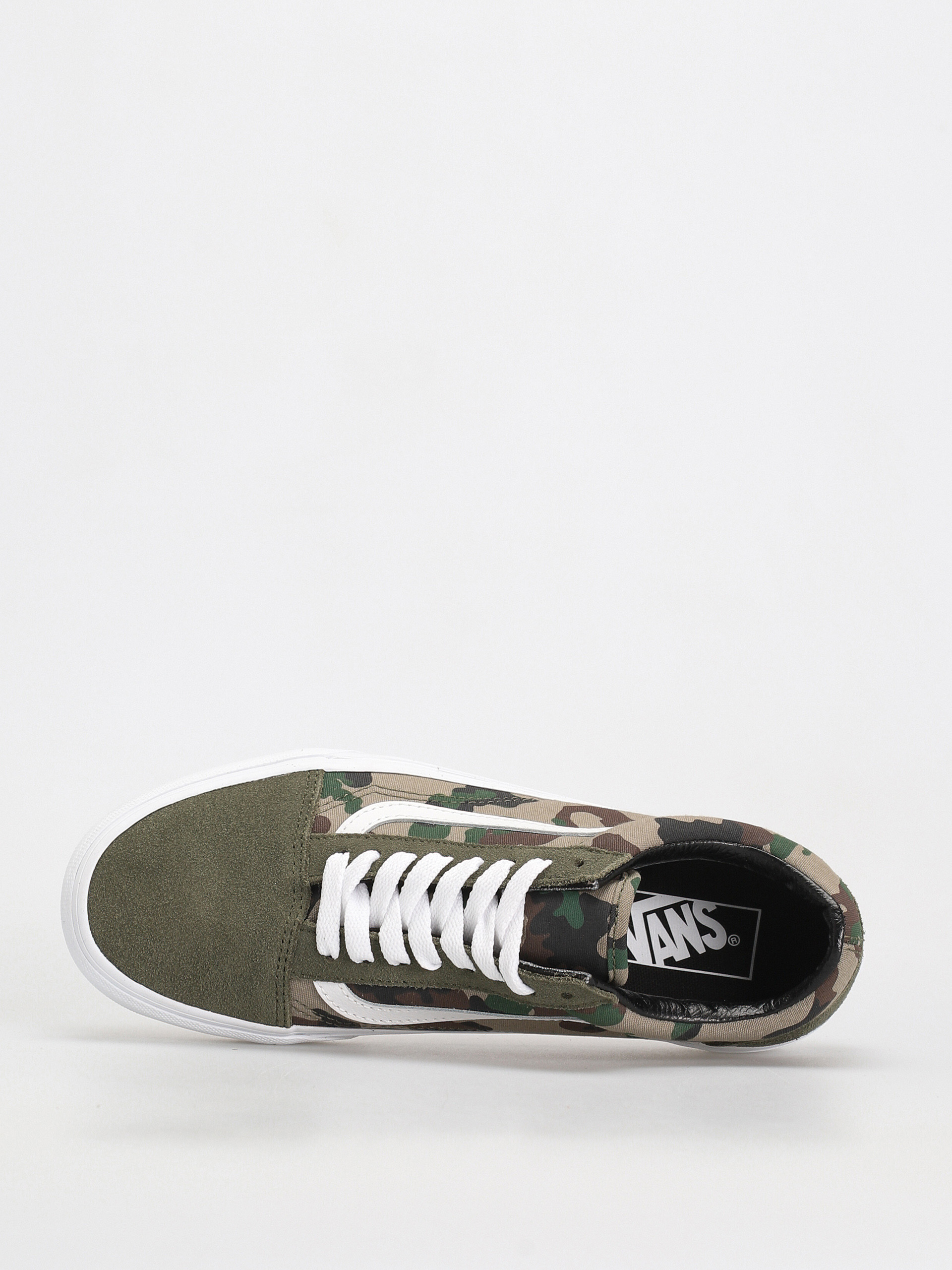 Boty Vans Old Skool (camo olive/white)