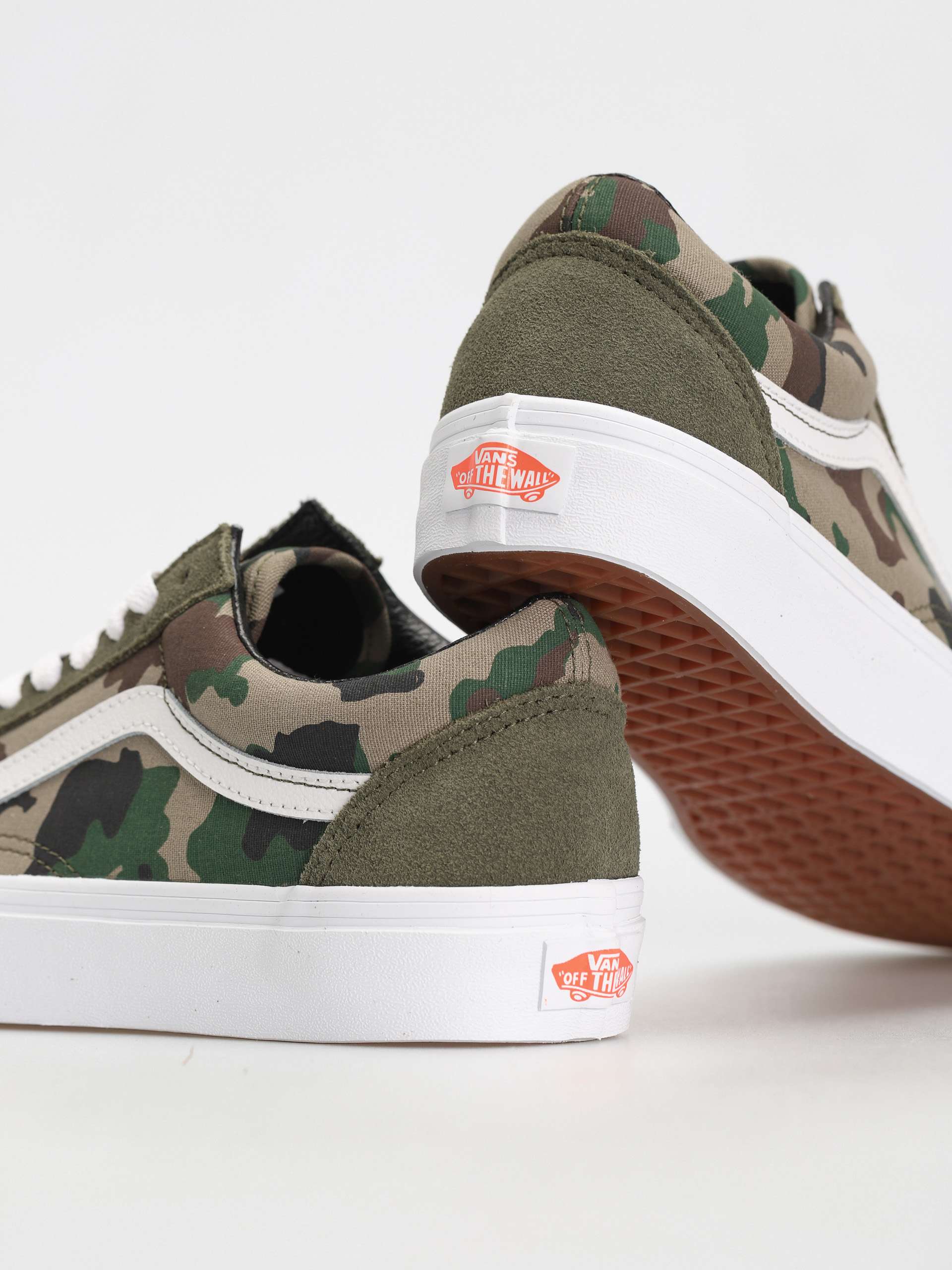 Boty Vans Old Skool (camo olive/white)