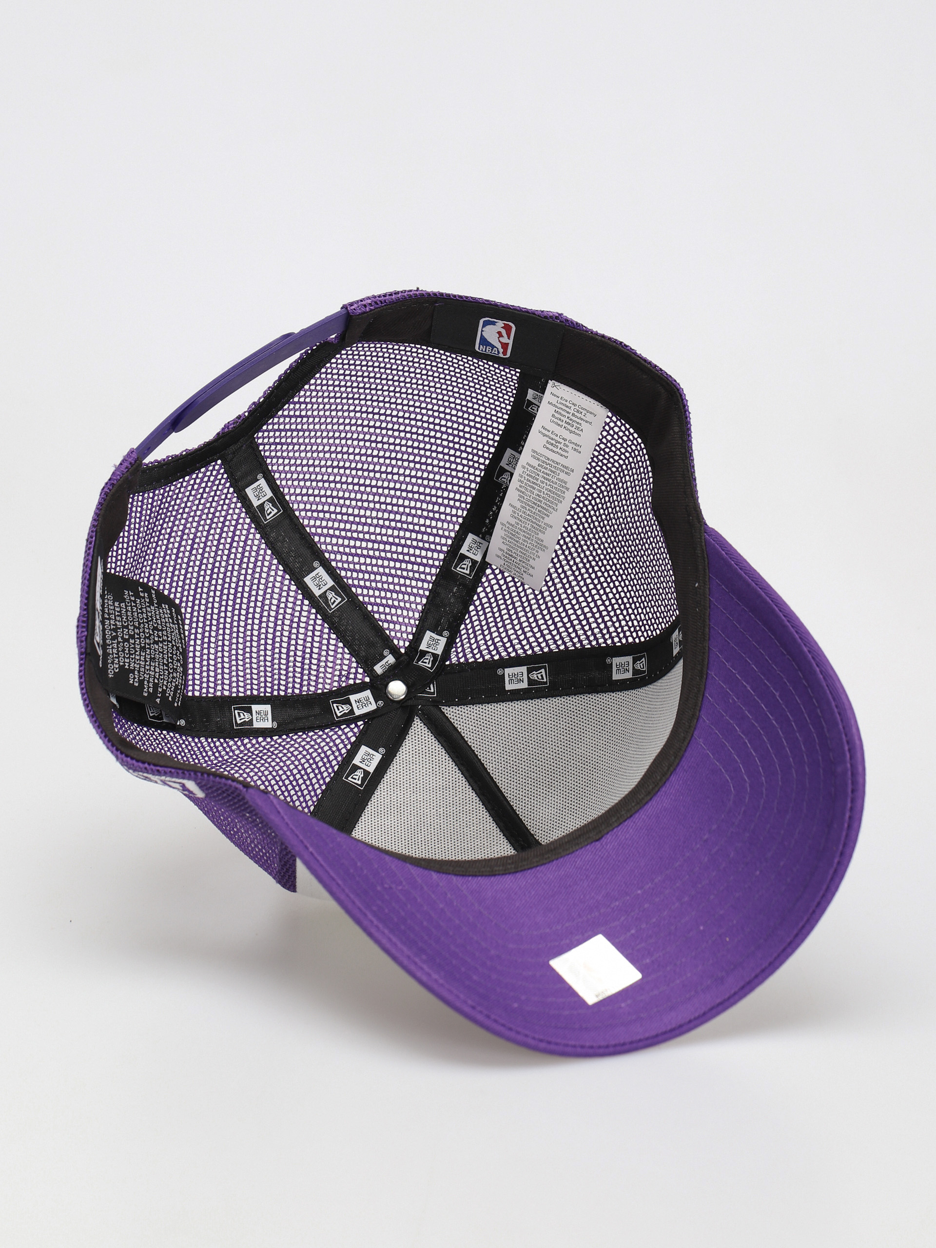 Kšiltovka  New Era Team Colour Block Trucker Los Angeles Lakers (white/purple)