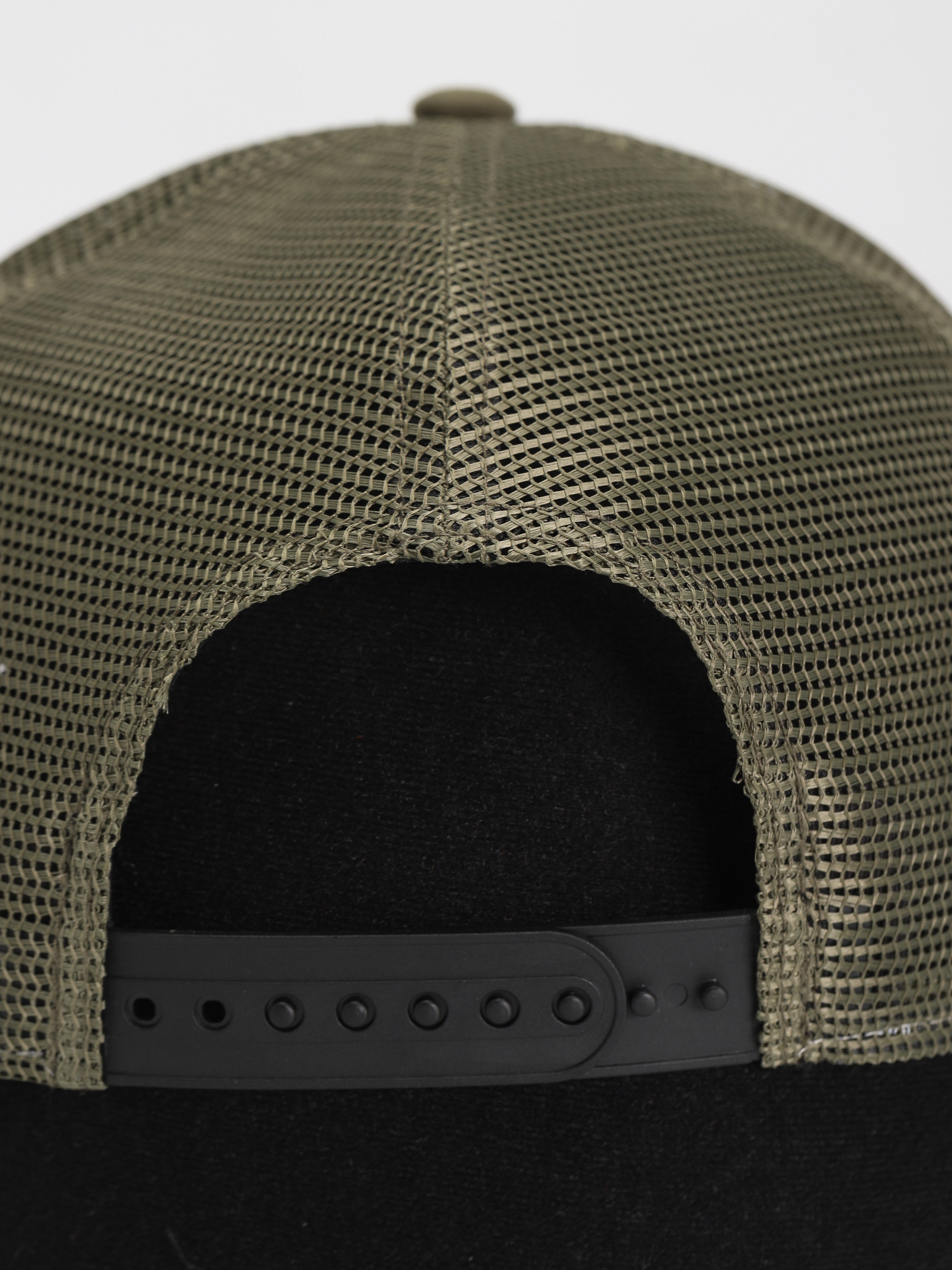 Kšiltovka  New Era US State Wordmark Trucker (olive/white)