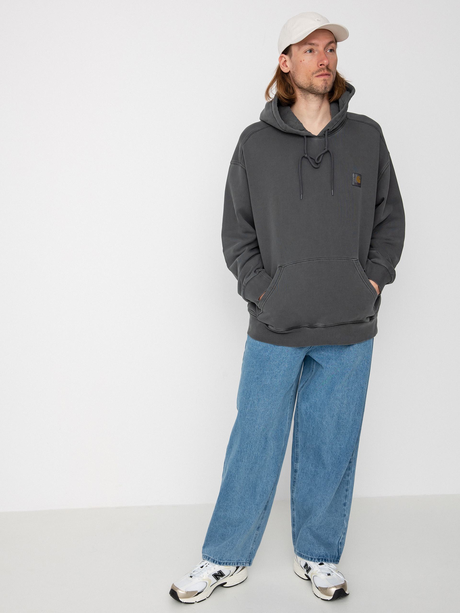 Mikina s kapucí Carhartt WIP Nelson HD (black)