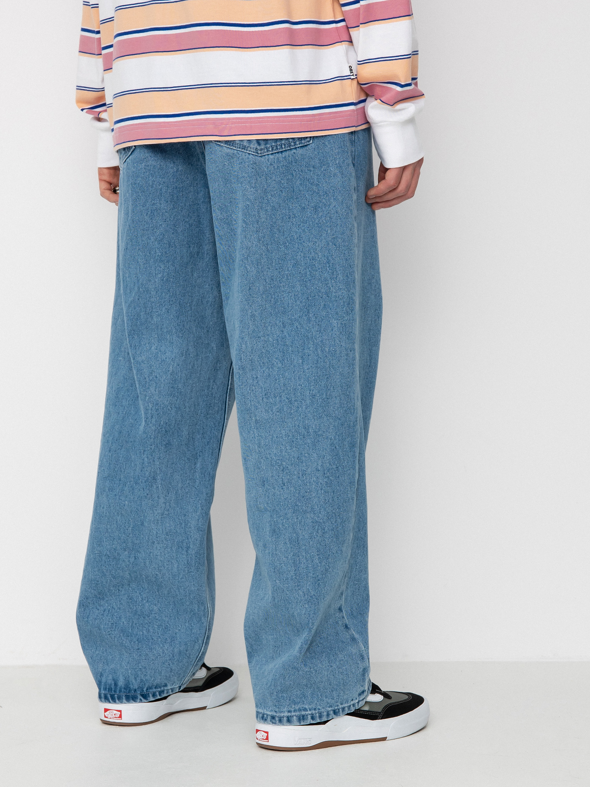 Kalhoty OBEY Bigwig (light indigo)