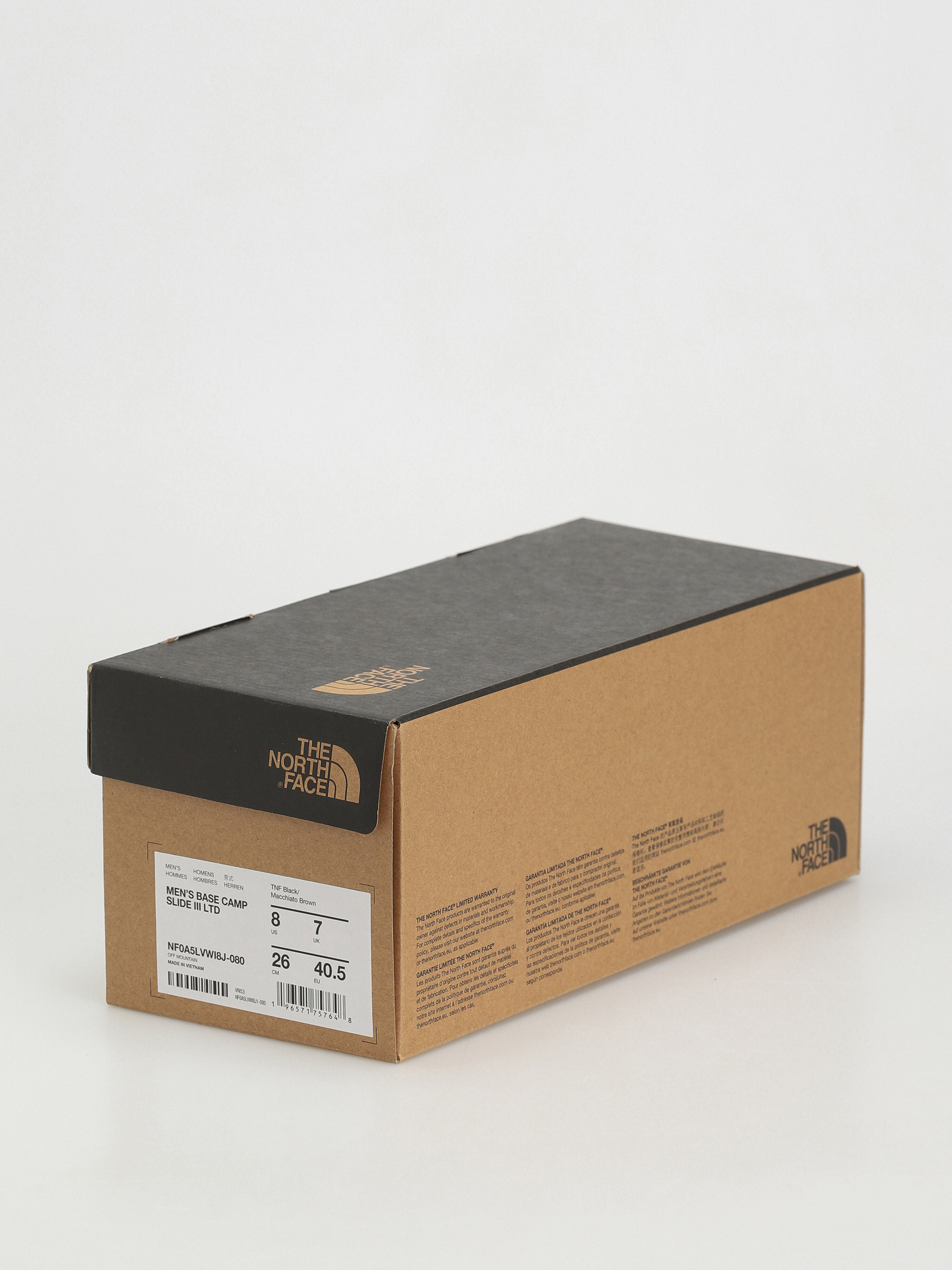 Plážovky The North Face Base Camp Slide III Ltd (tnf black/macchiato brown)