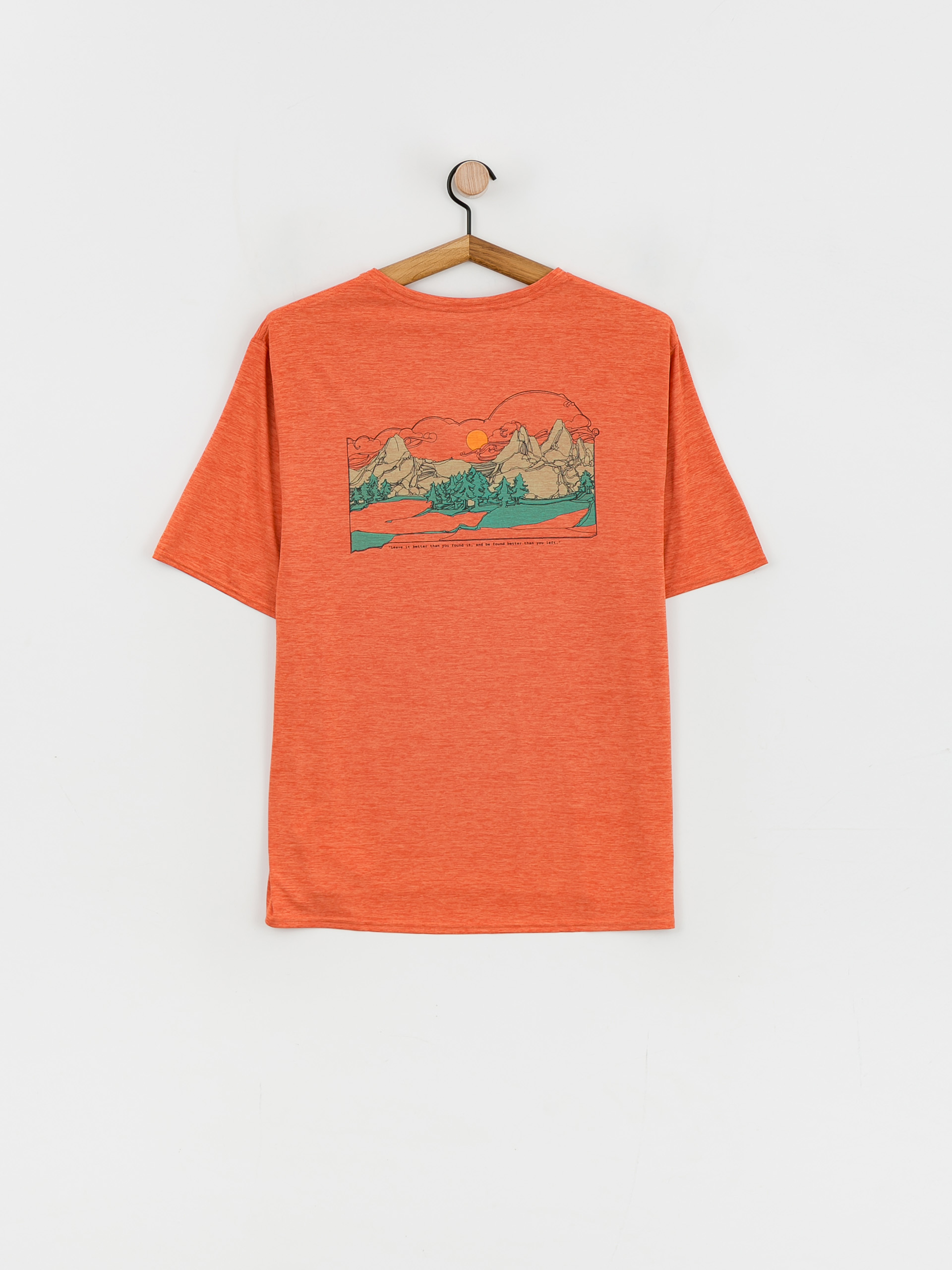 Tričko Patagonia Cap Cool Daily Graphic (lost and found/quartz coral x dye)