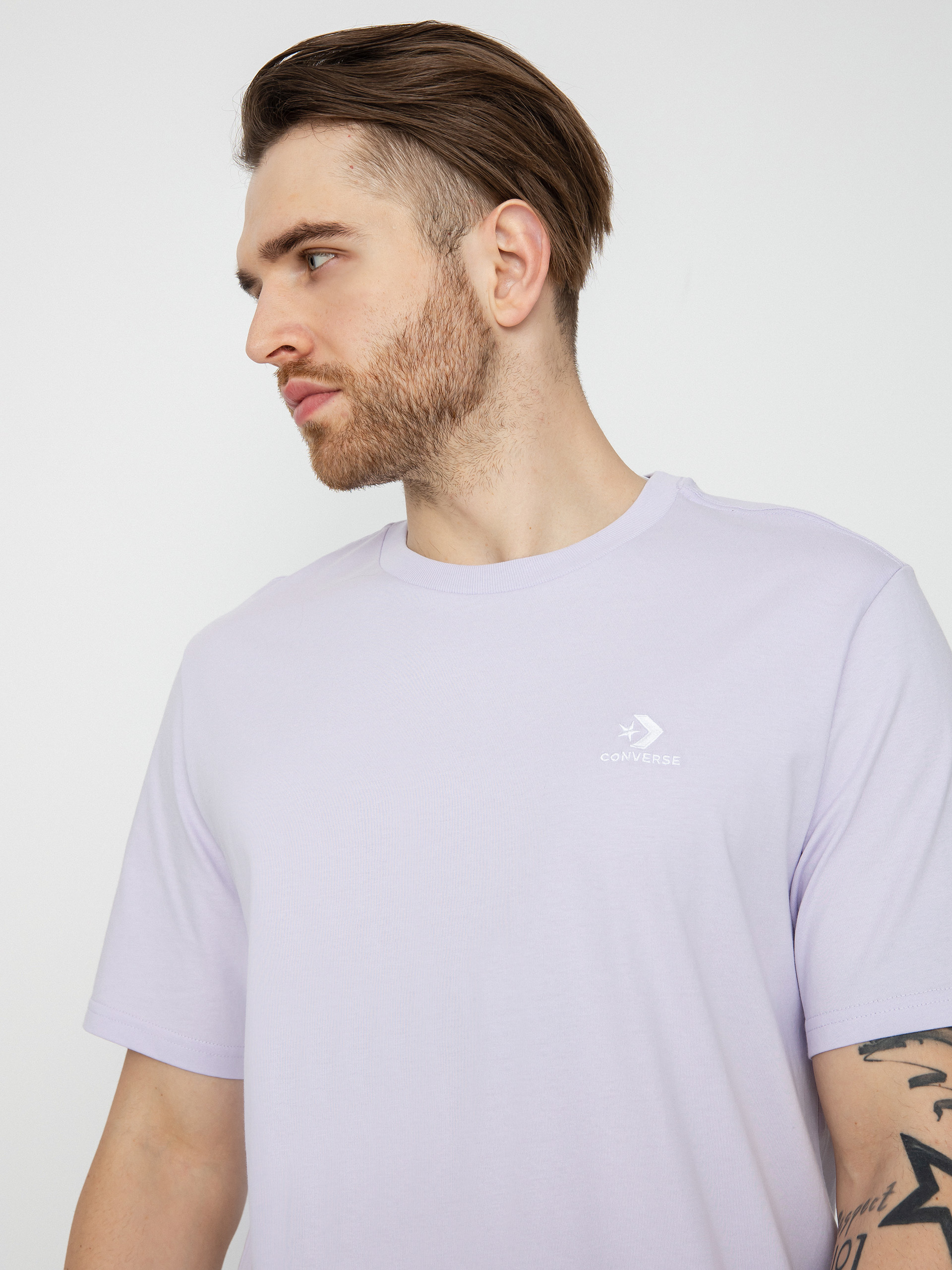 Tričko Converse Star Chevron Emb (vapor violet)