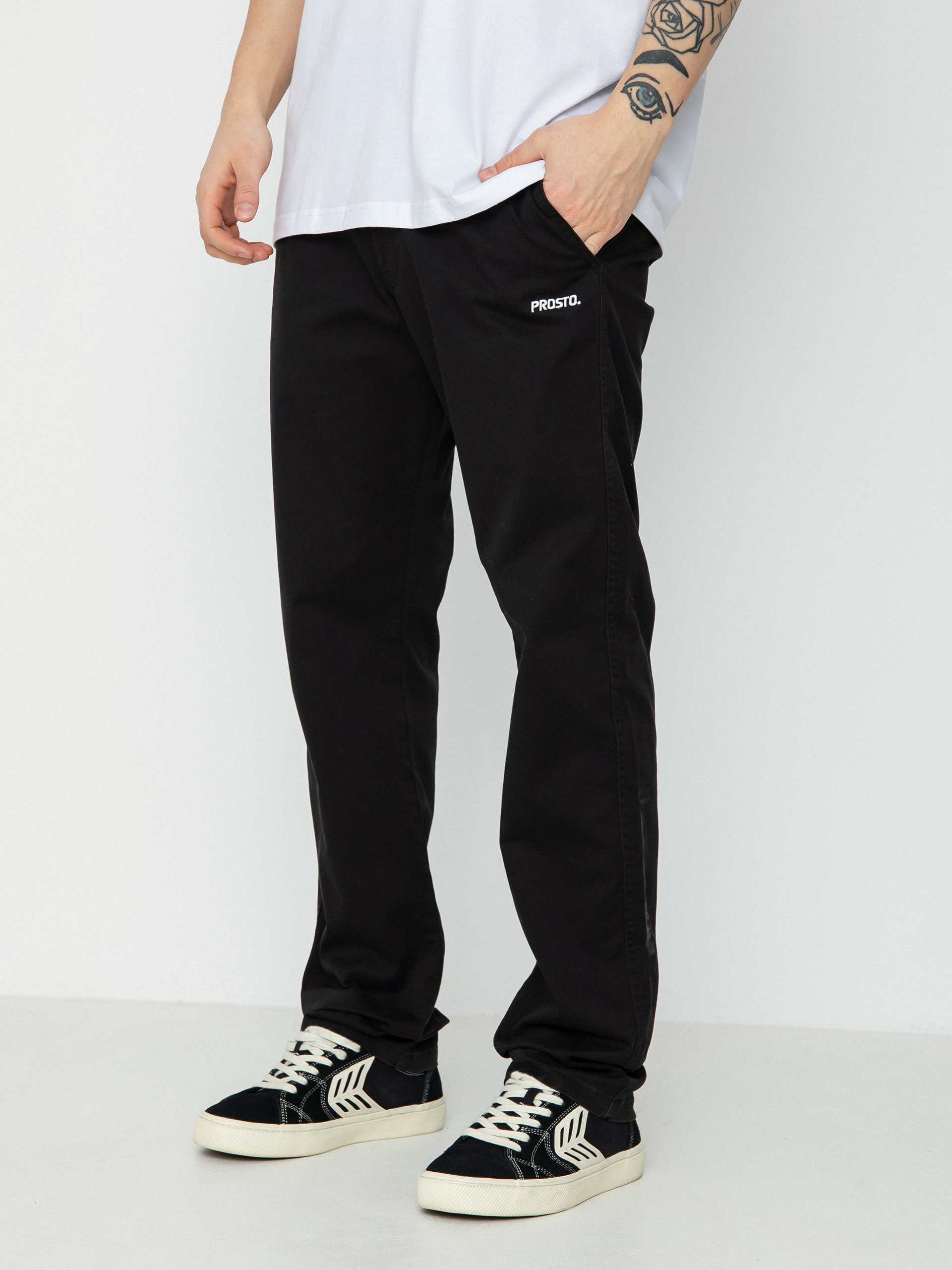 Kalhoty Prosto Chinos Meet (black)