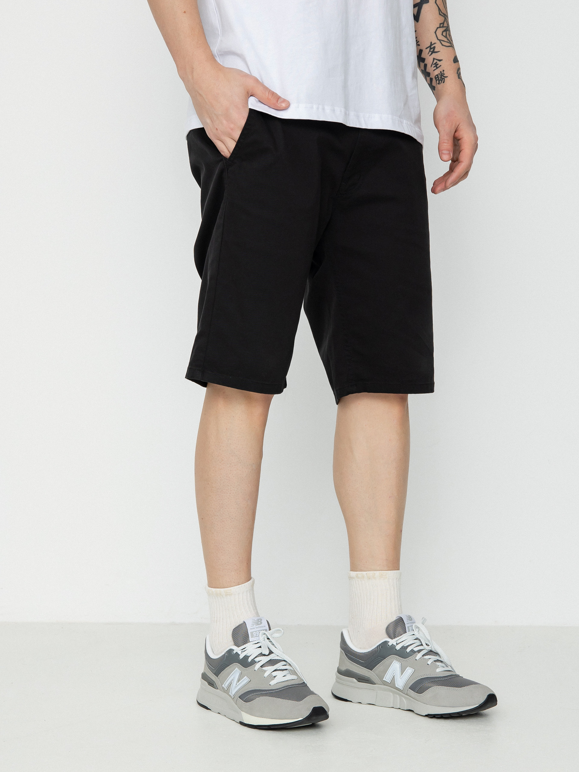 Kraťasy Prosto Chinos Shorts Casual (black)