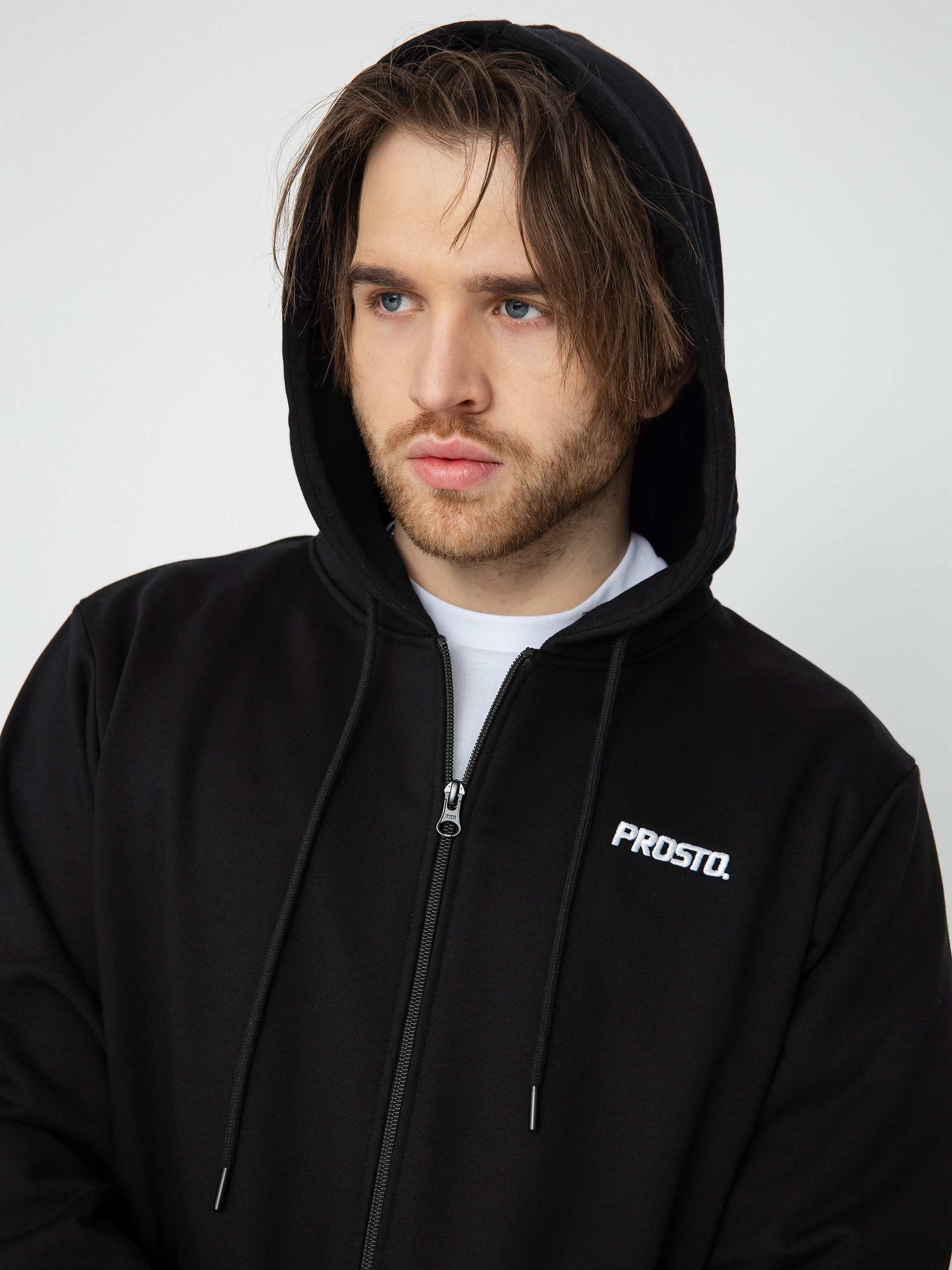 Mikina s kapucí Prosto Bazik ZHD (black)