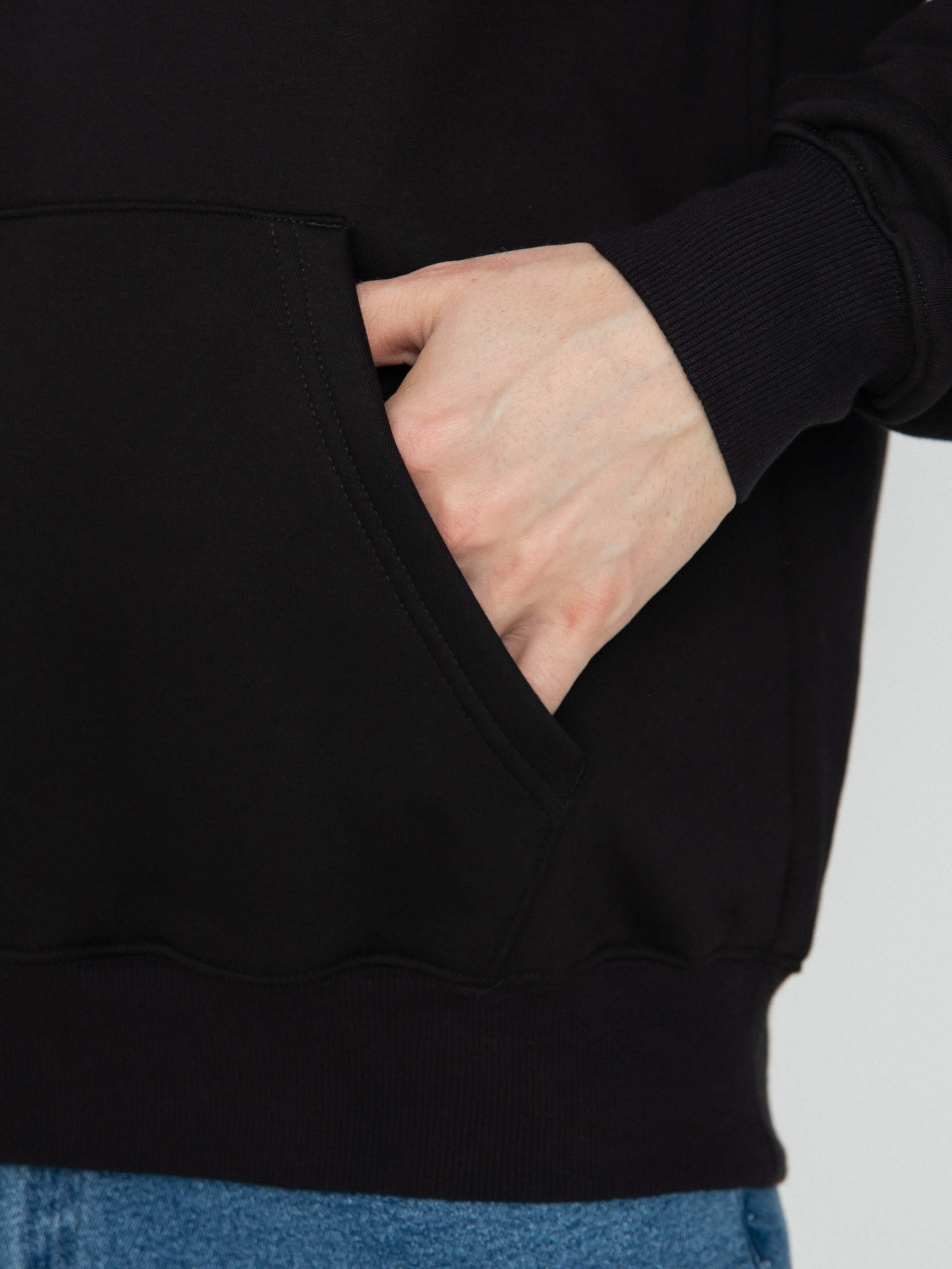 Mikina s kapucí Prosto Logoute HD (black)