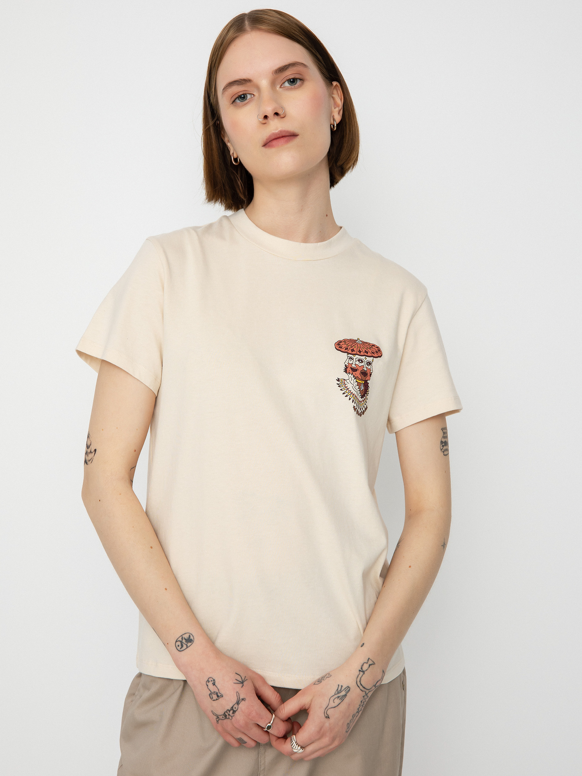 Tričko Volcom Connected Minds Wmn (sand)