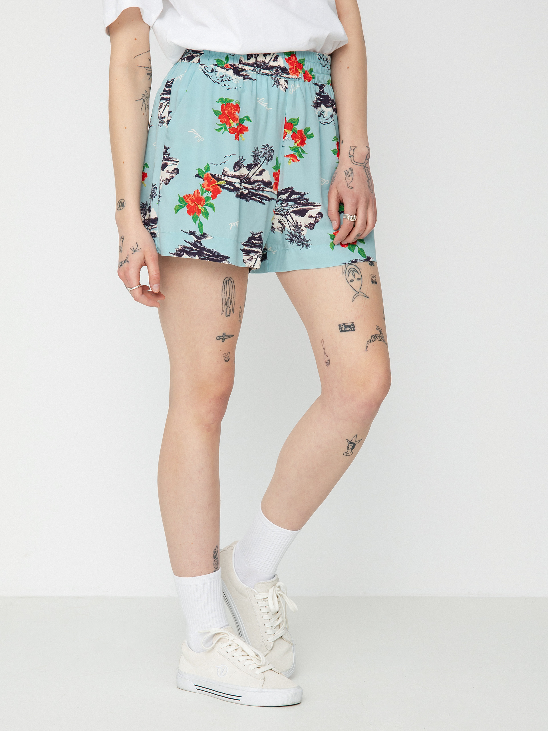 Kraťasy Brixton Paradise Wmn (canal blue)