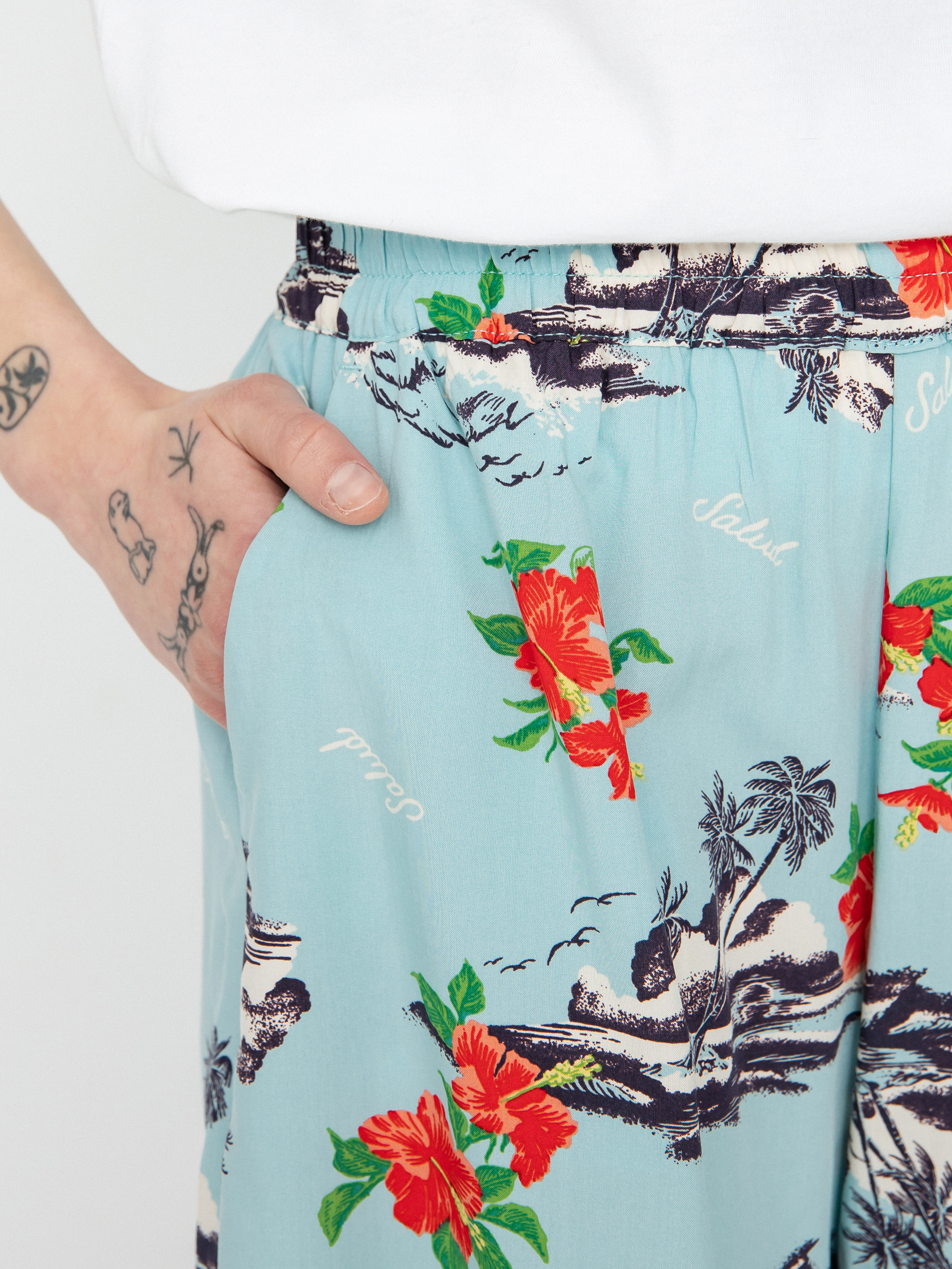 Kraťasy Brixton Paradise Wmn (canal blue)