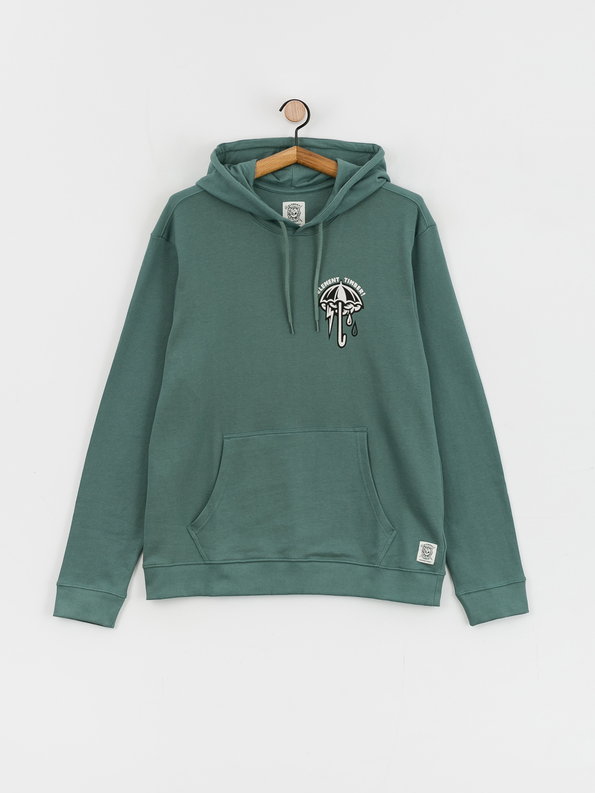 Mikina s kapucí Element Angry Clouds HD (north atlantic)