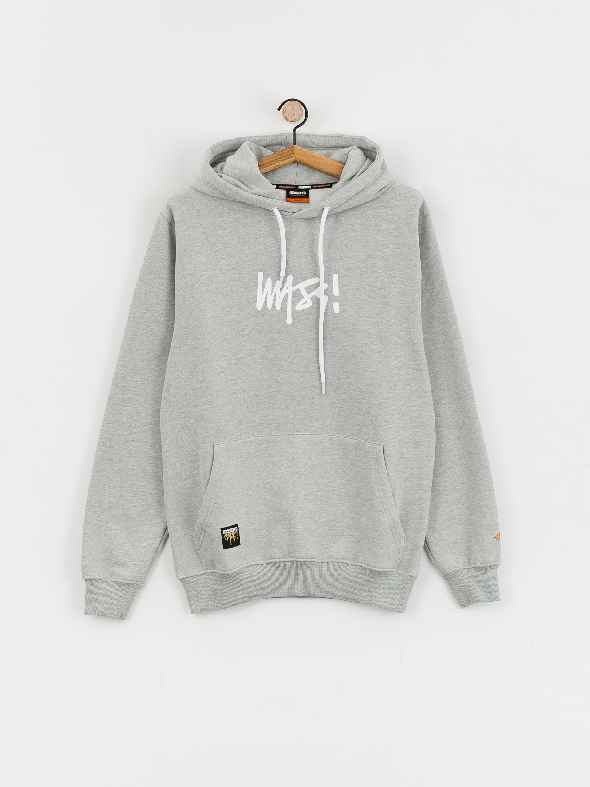 Mikina MassDnm Signature Medium Logo (heather grey)