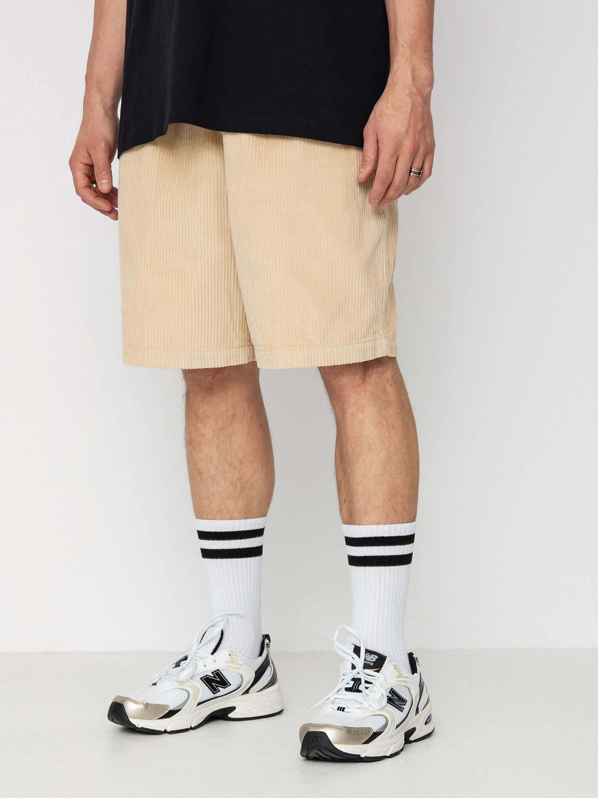 Kraťasy OBEY Easy Relaxed Corduroy (irish cream)