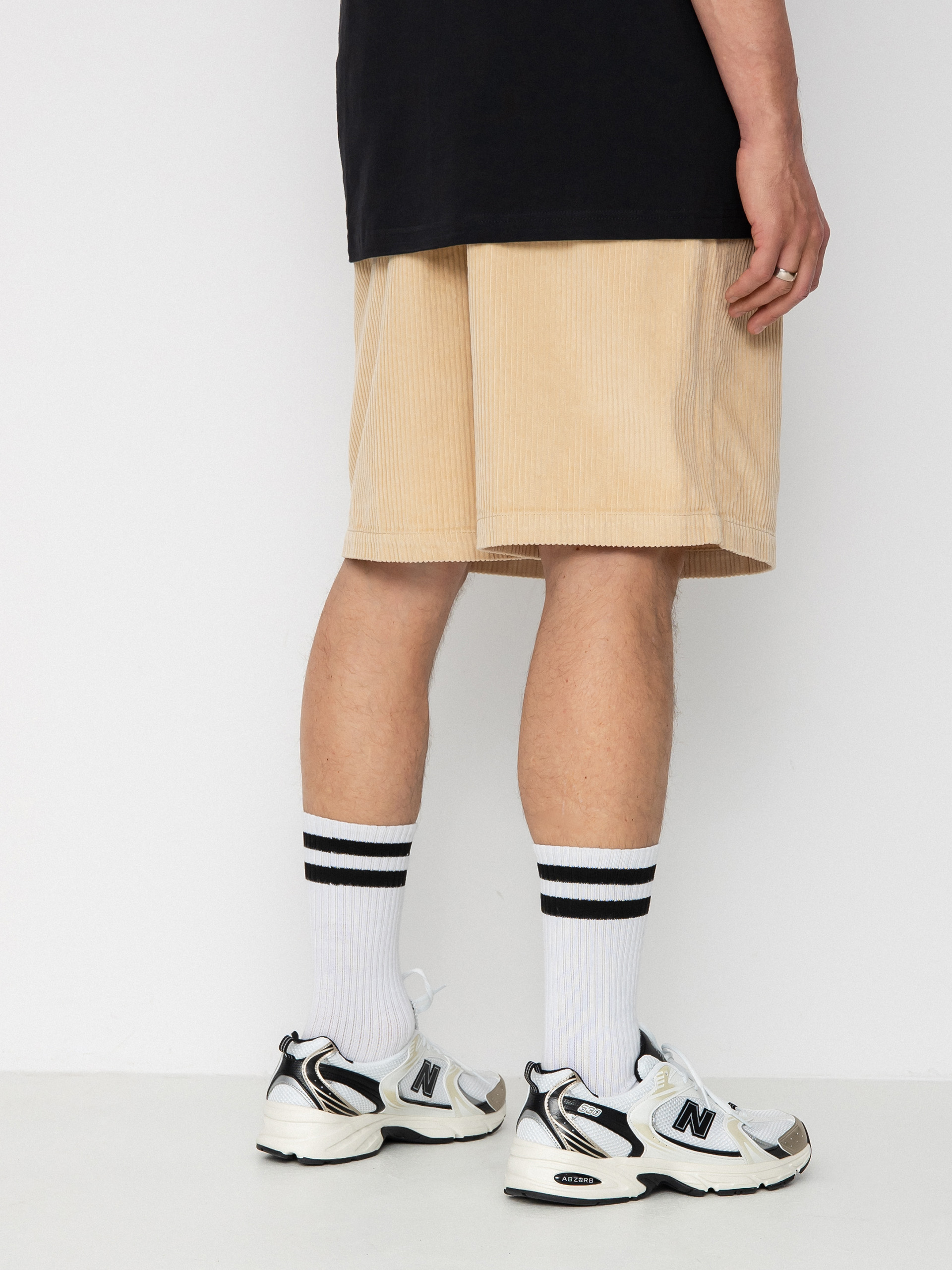 Kraťasy OBEY Easy Relaxed Corduroy (irish cream)