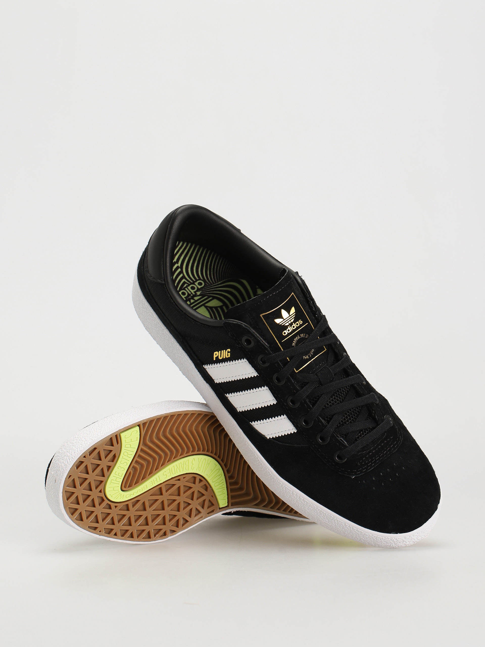 Boty adidas Puig Indoor (cblack/ftwwht/pullim)