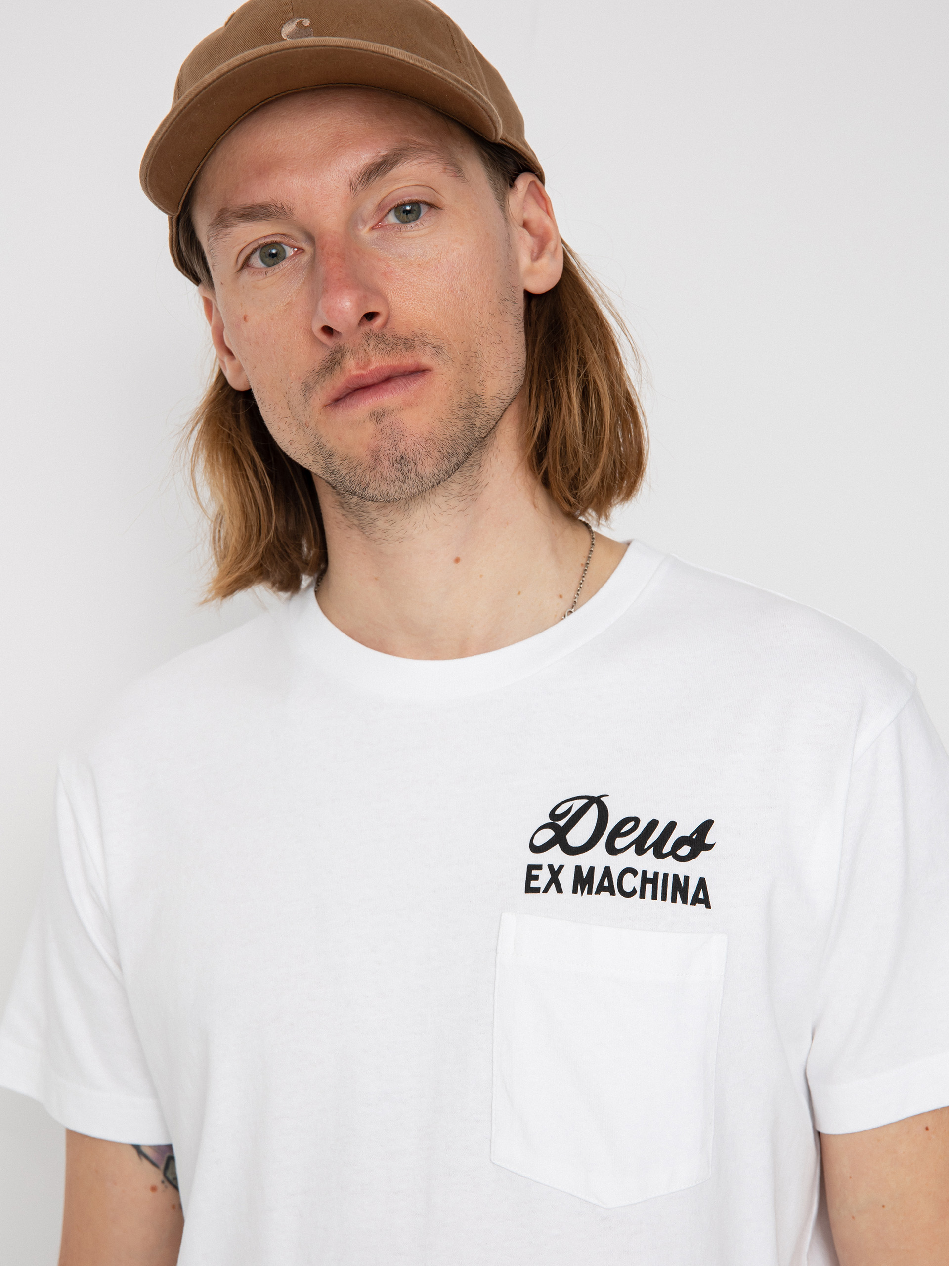 Tričko Deus Ex Machina Biarritz Address (white)