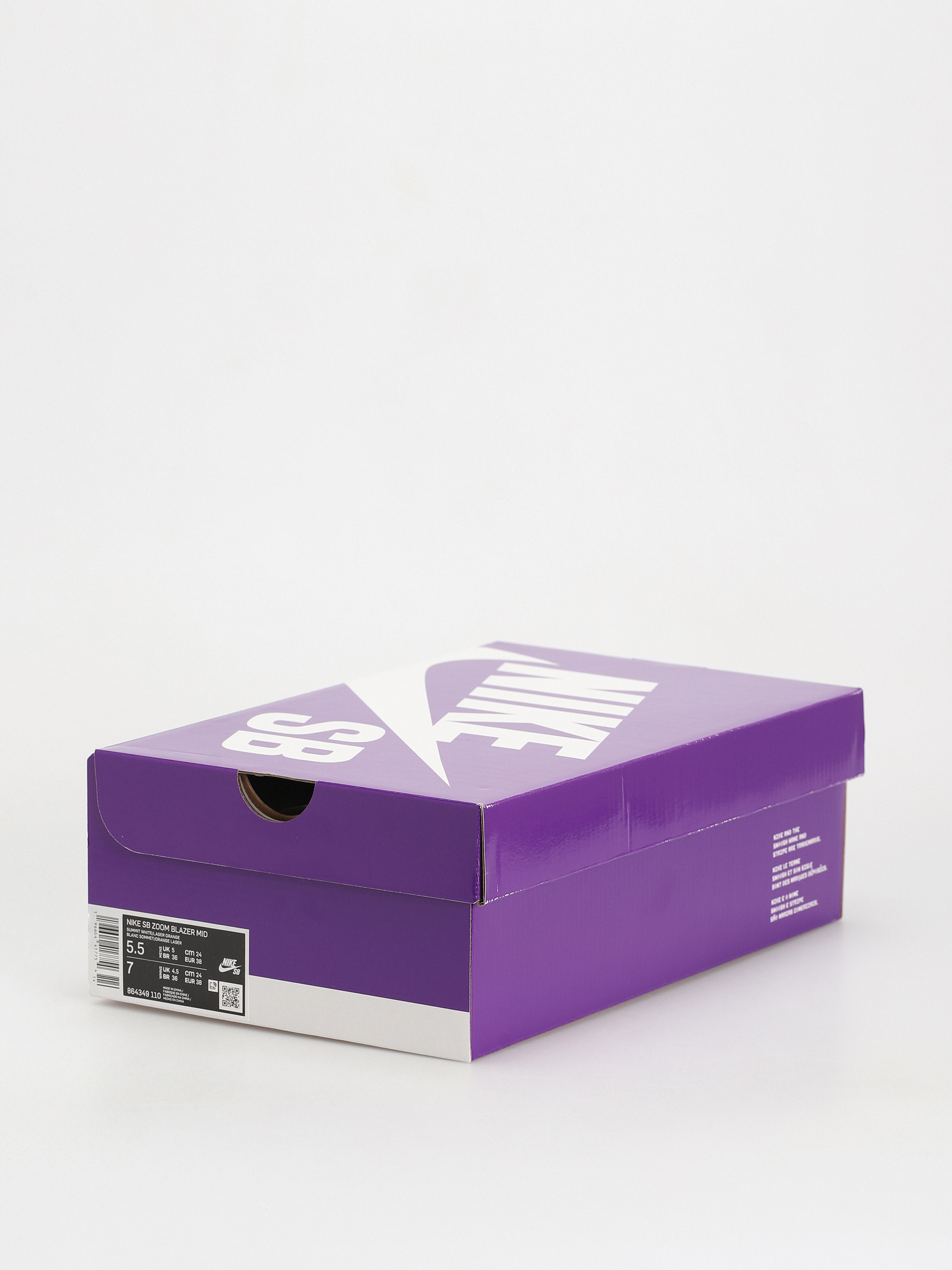 Boty Nike SB Zoom Blazer Mid (summit white/laser orange summit white)