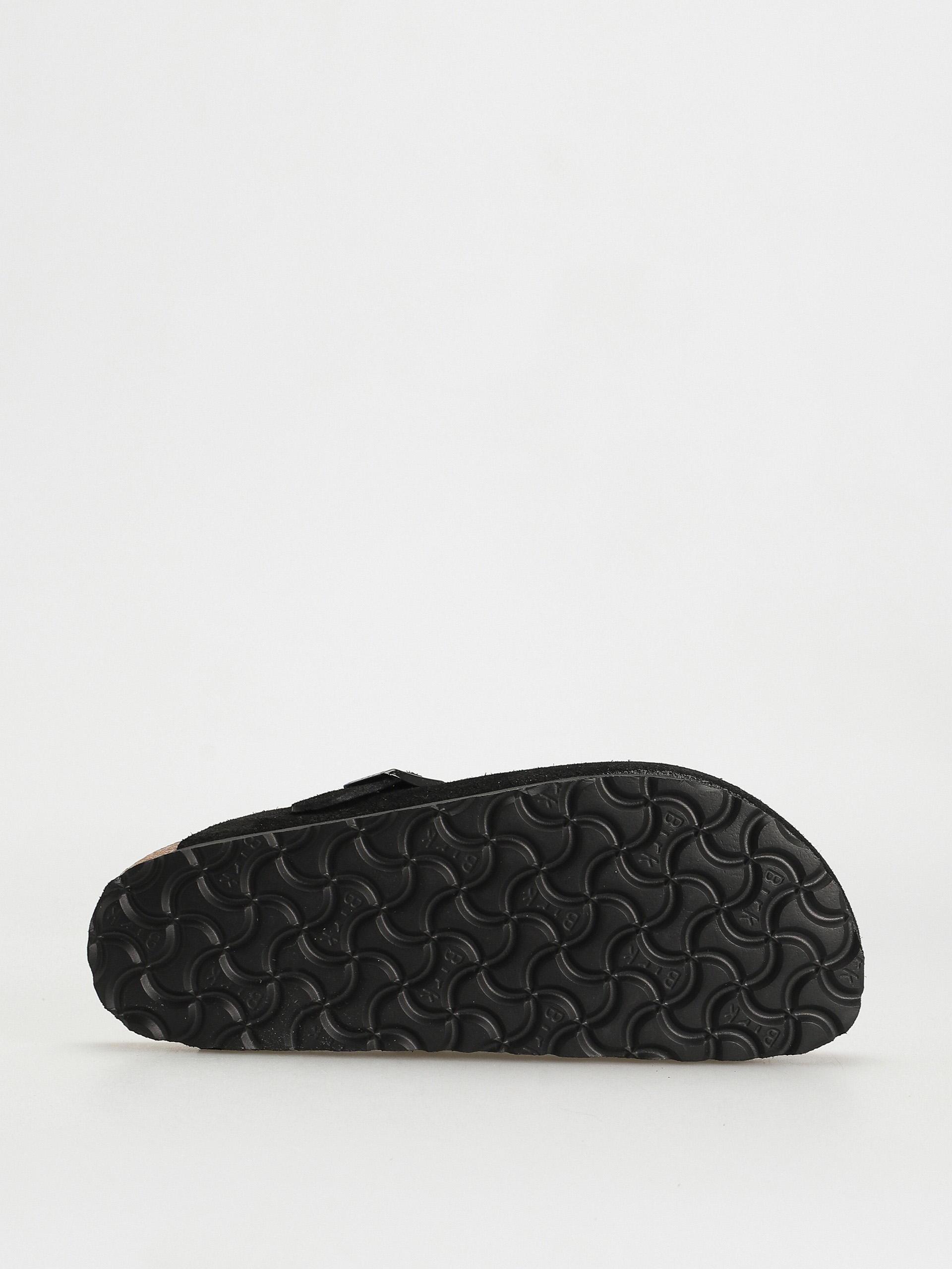 Plážovky Birkenstock Boston Suede Narrow Wmn (black)