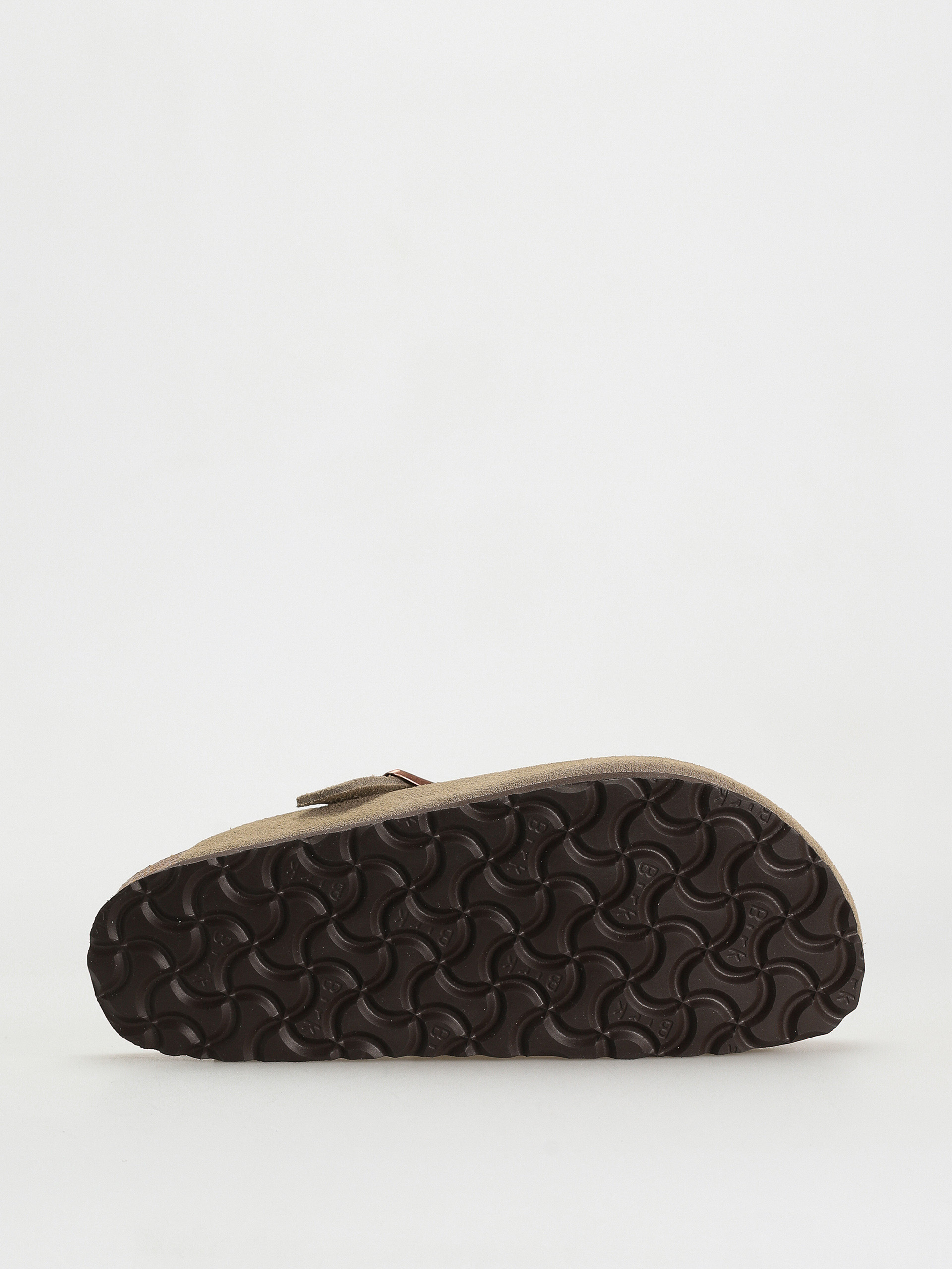 Plážovky Birkenstock Boston SFB Suede Narrow Wmn (taupe)