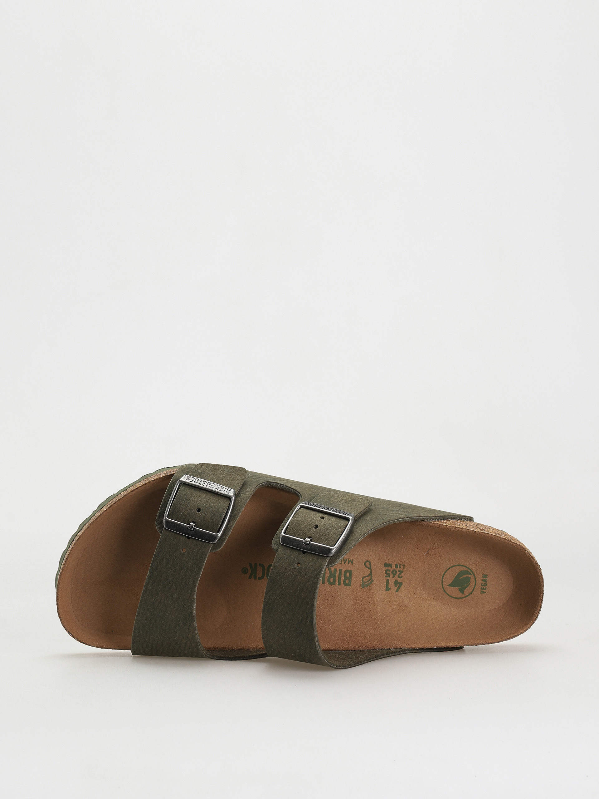 Plážovky Birkenstock Arizona Vegan Regular (desert dust thyme)