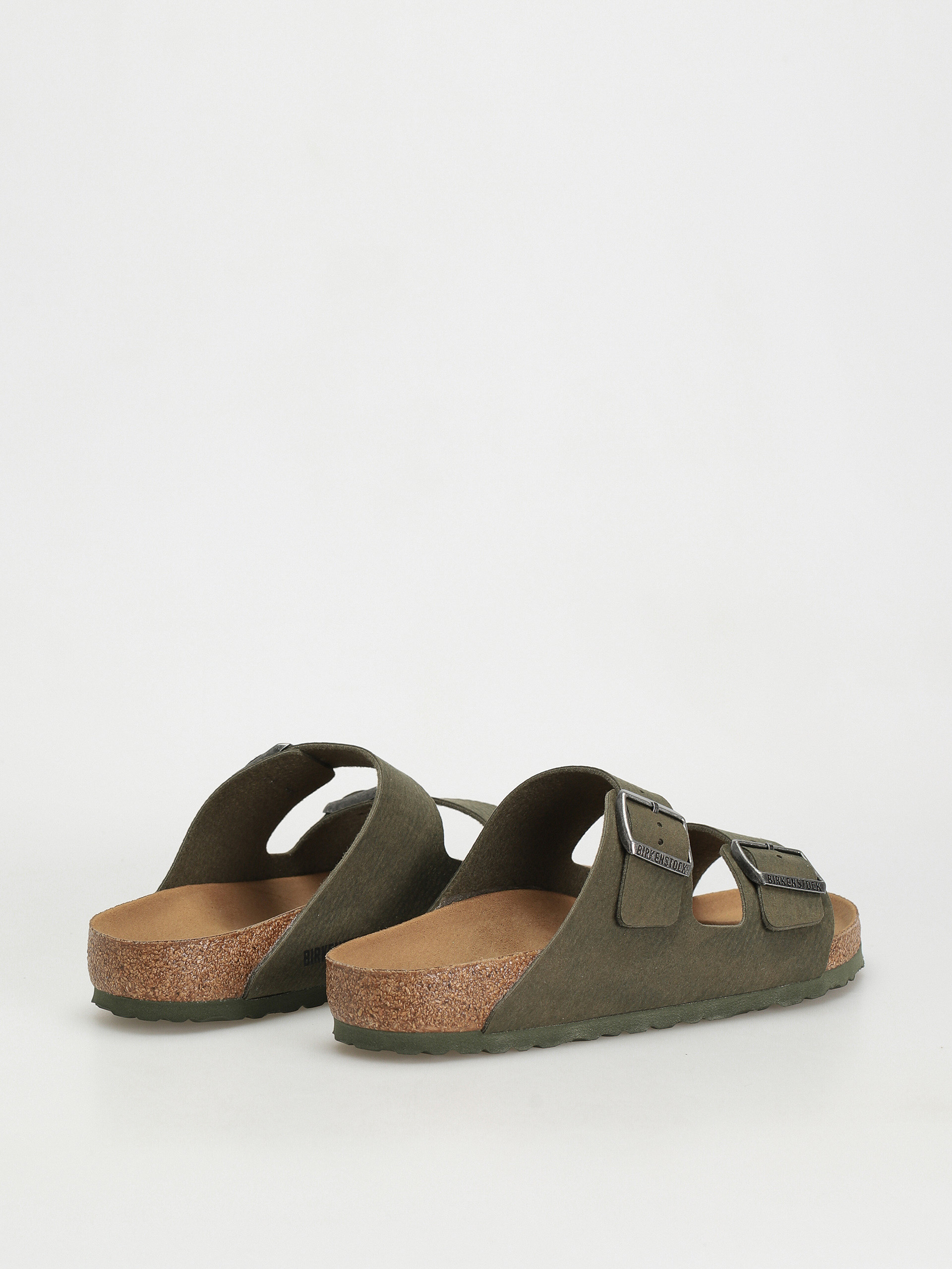 Plážovky Birkenstock Arizona Vegan Regular (desert dust thyme)