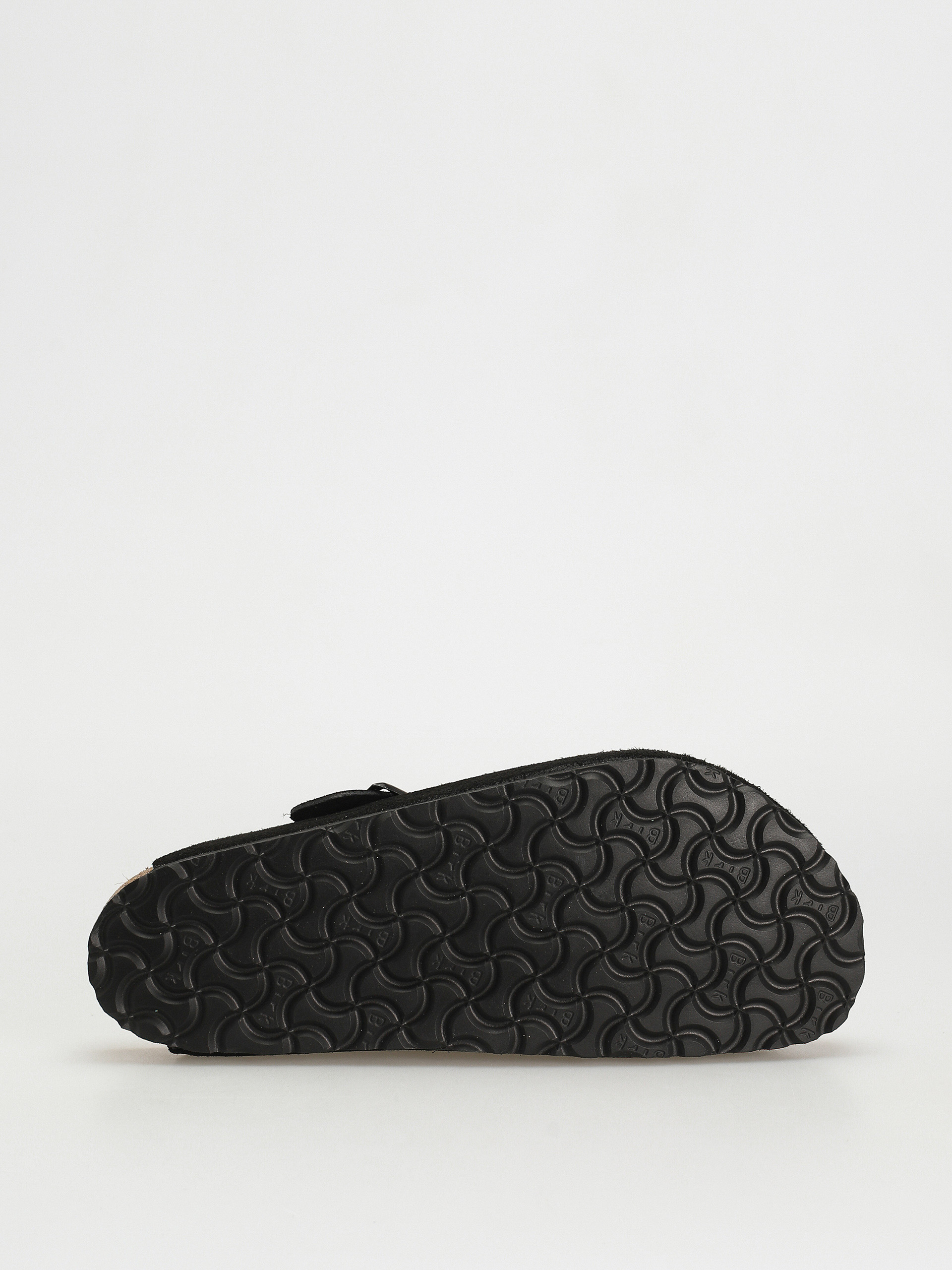 Plážovky Birkenstock Boston Suede Regular (black)