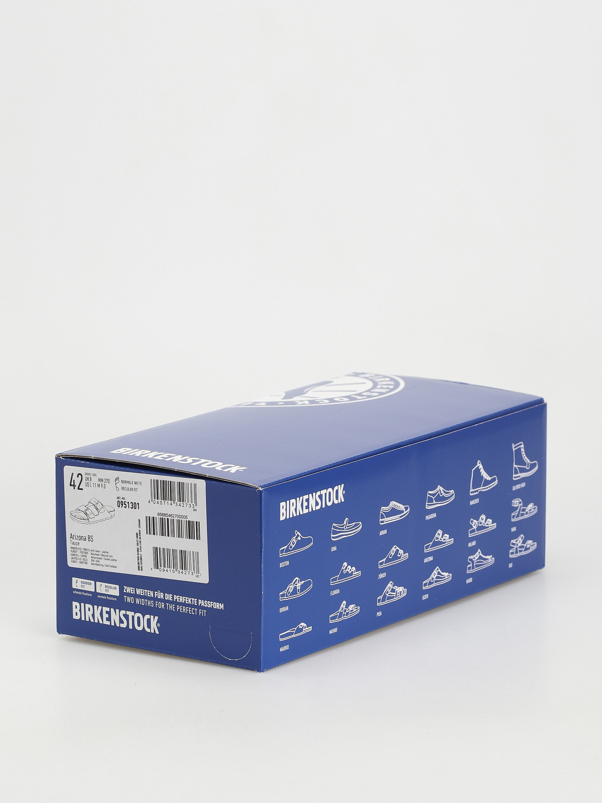 Plážovky Birkenstock Arizona Suede Regular (taupe)