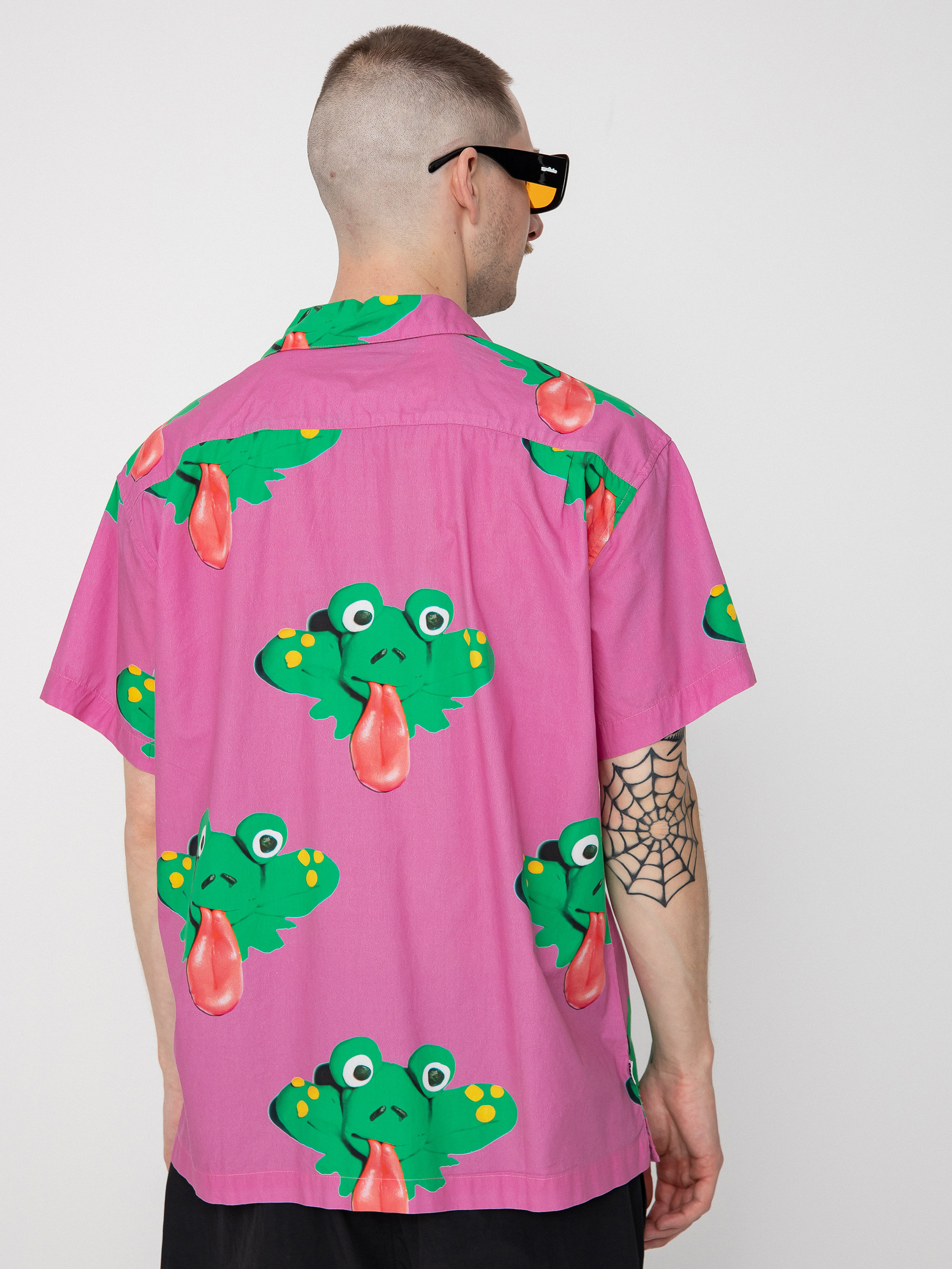 Košile OBEY Frogman (wild rose multi)