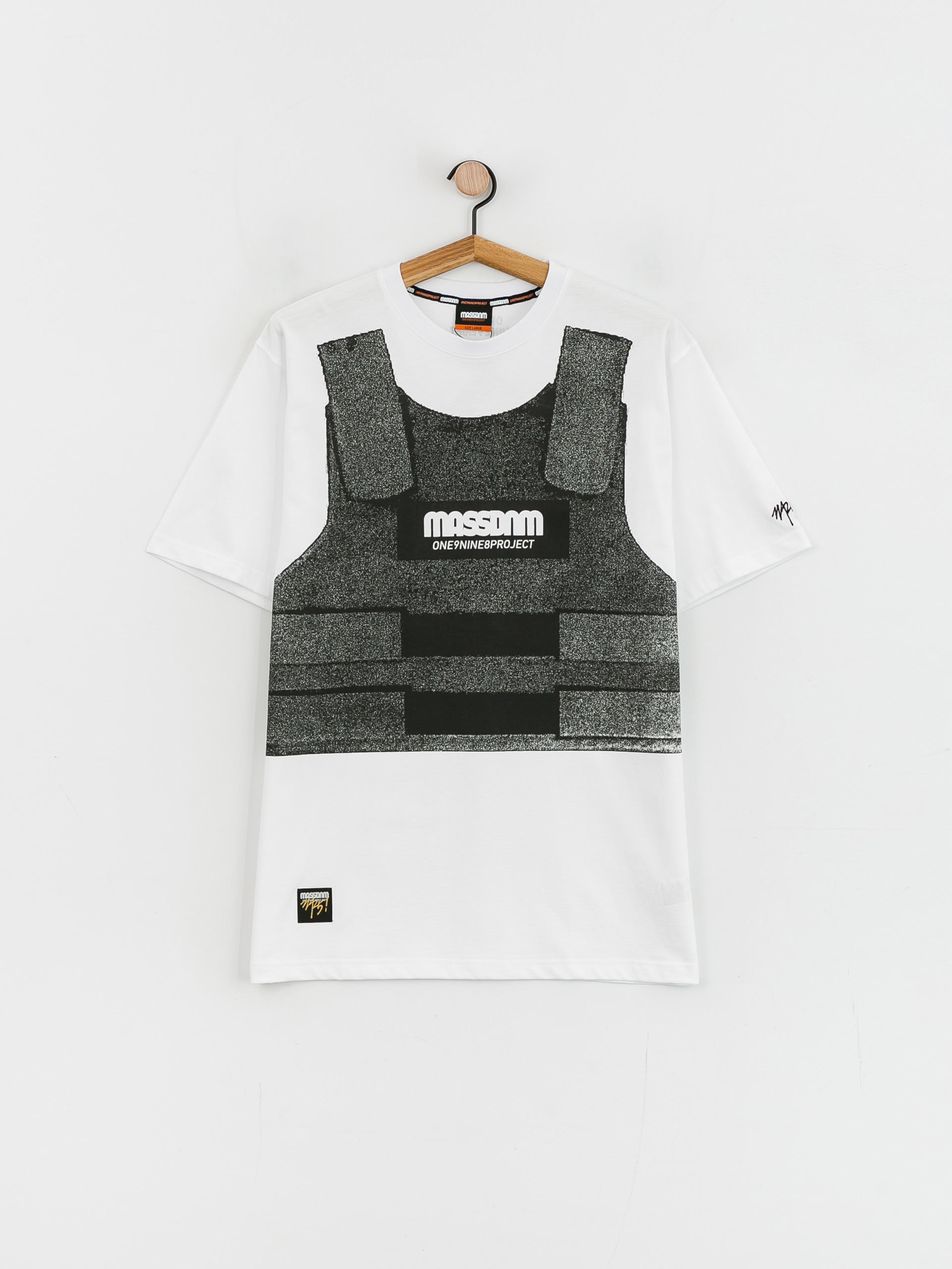 Tričko MassDnm Bulletproof (white)