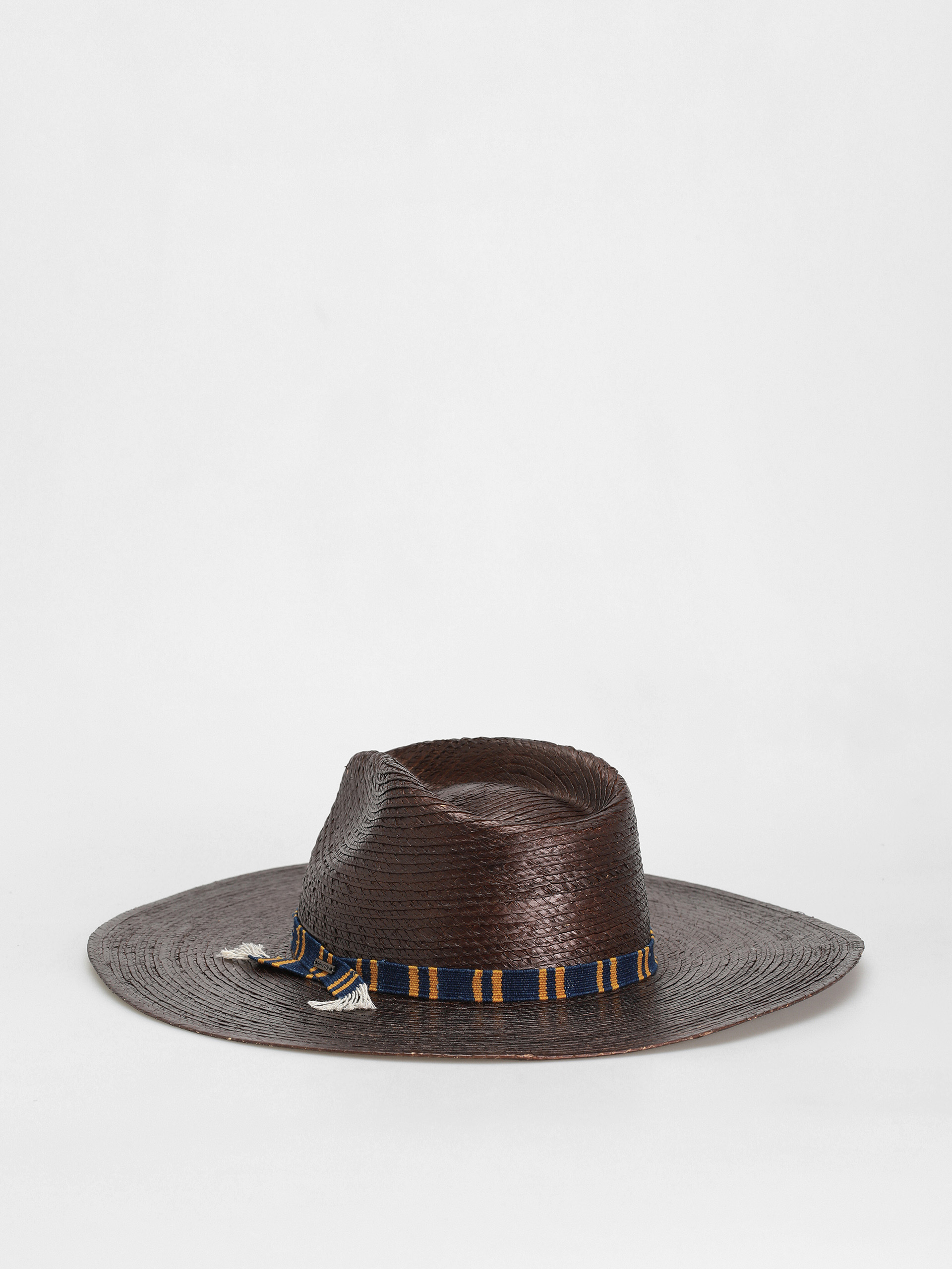 Klobouk Brixton Leigh Straw Fedora (brown)