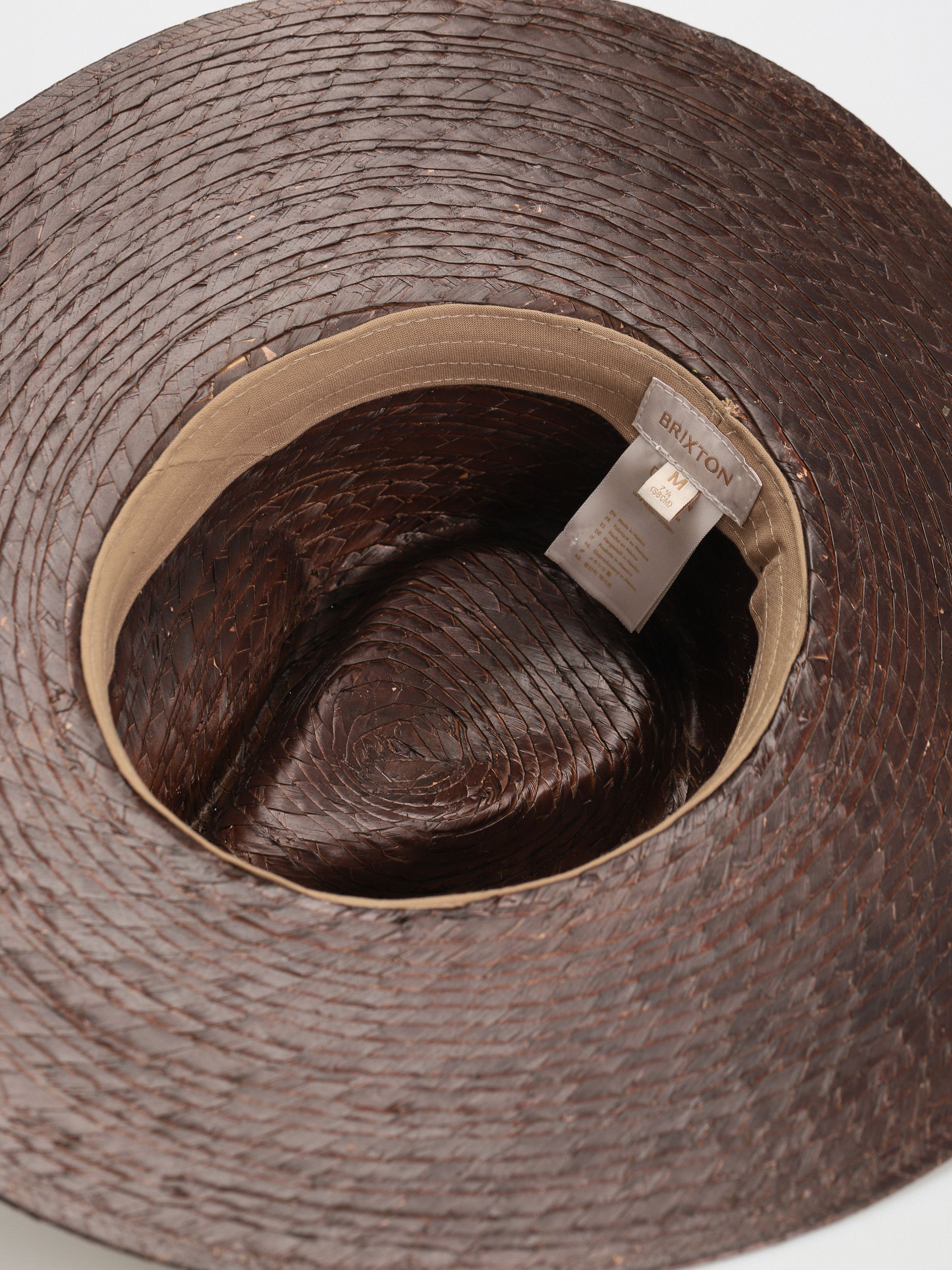 Klobouk Brixton Leigh Straw Fedora (brown)