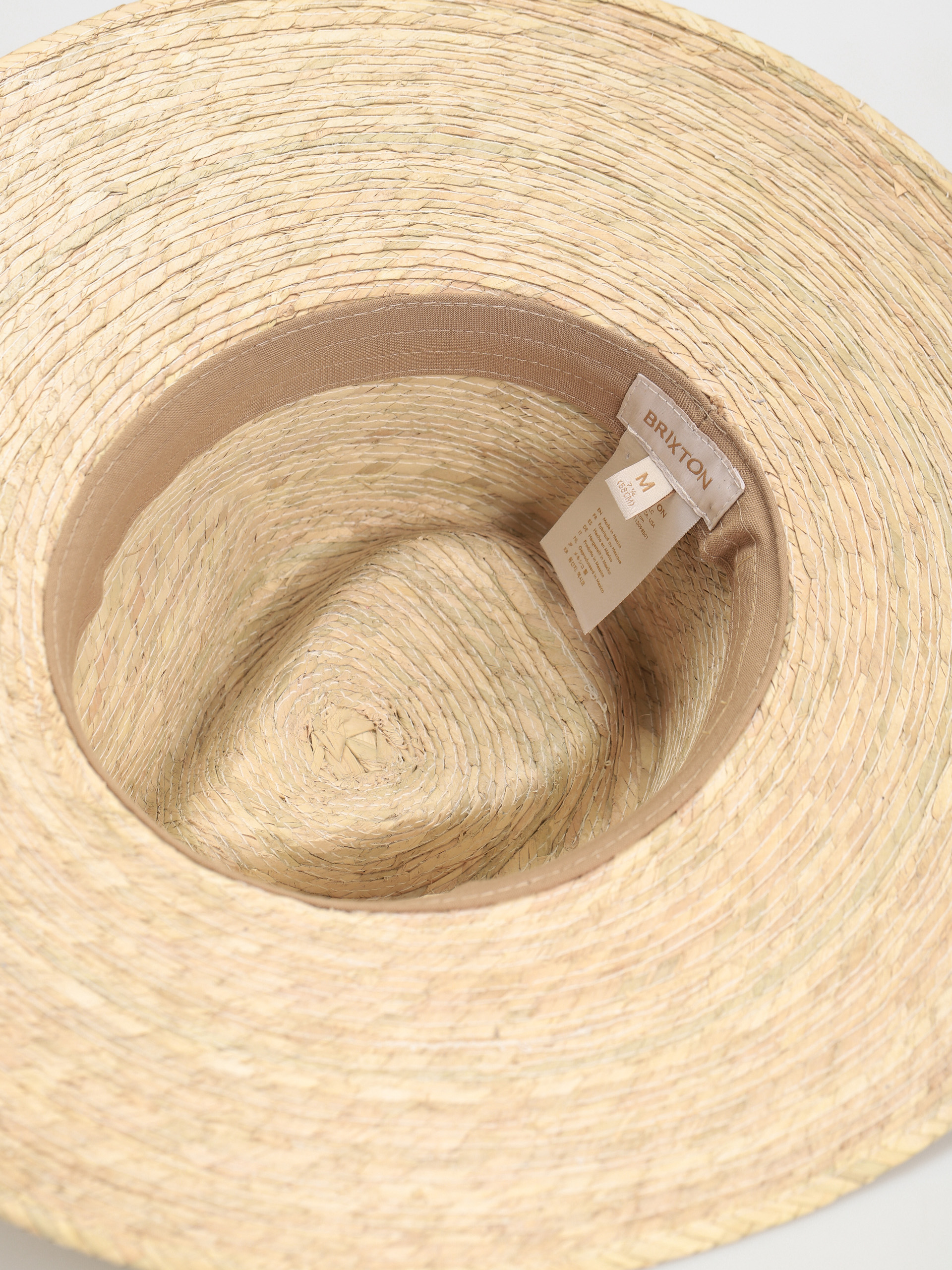 Klobouk Brixton Leigh Straw Fedora (natural)
