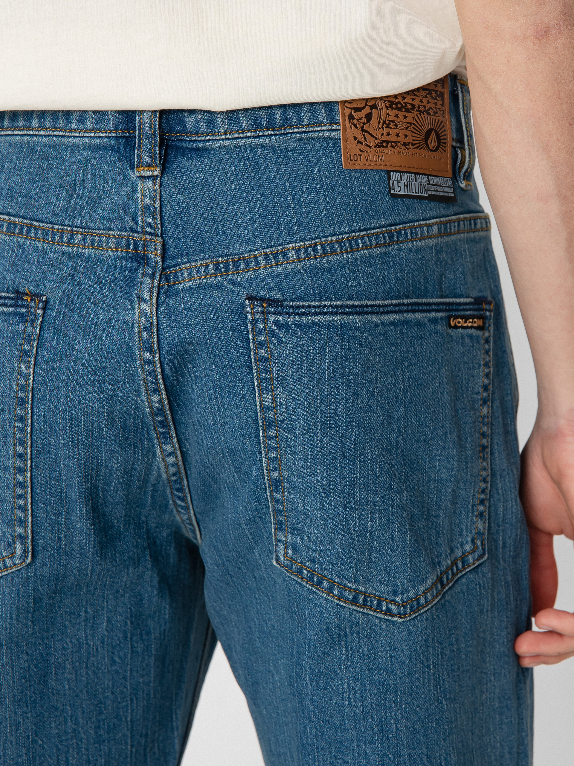 Kalhoty Volcom Solver Denim (aged indigo)