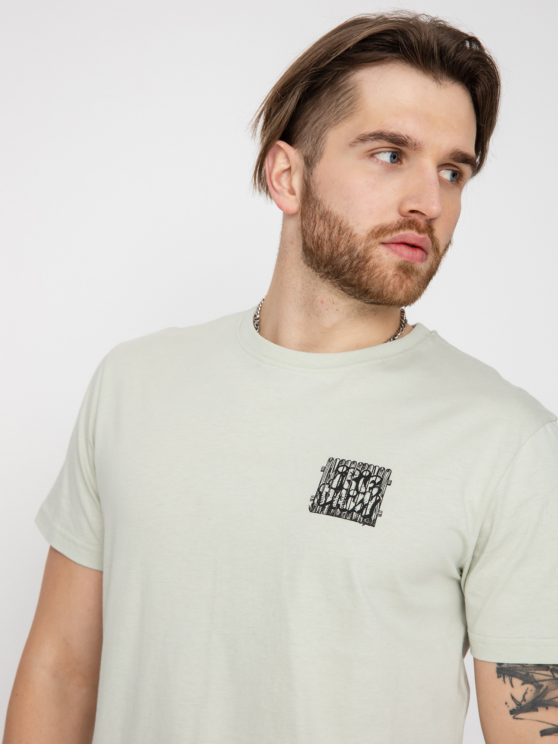 Tričko Iriedaily Garden Gnome (light sage)