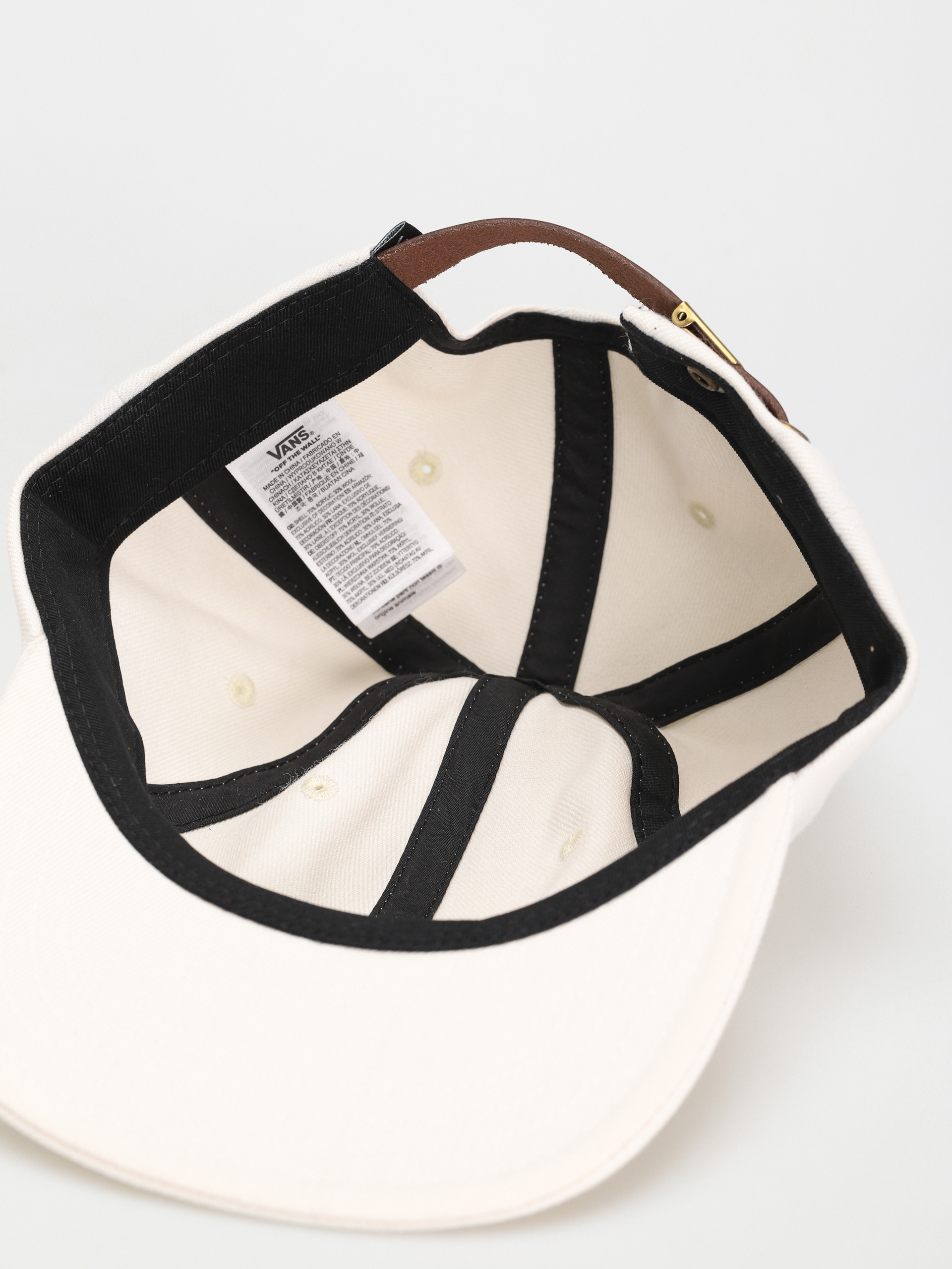 Kšiltovka Vans Teller Vintage Unstructured (antique white)