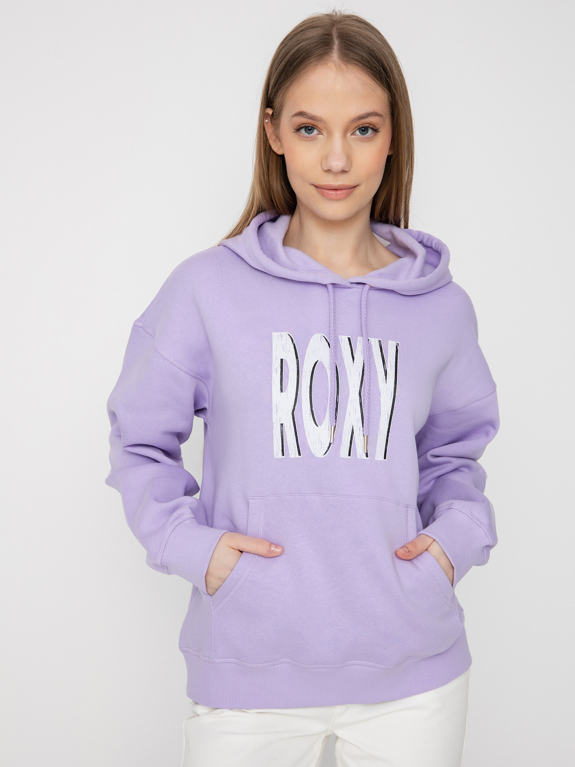 Mikina s kapucí Roxy Thats Rad HD Wmn (purple rose)