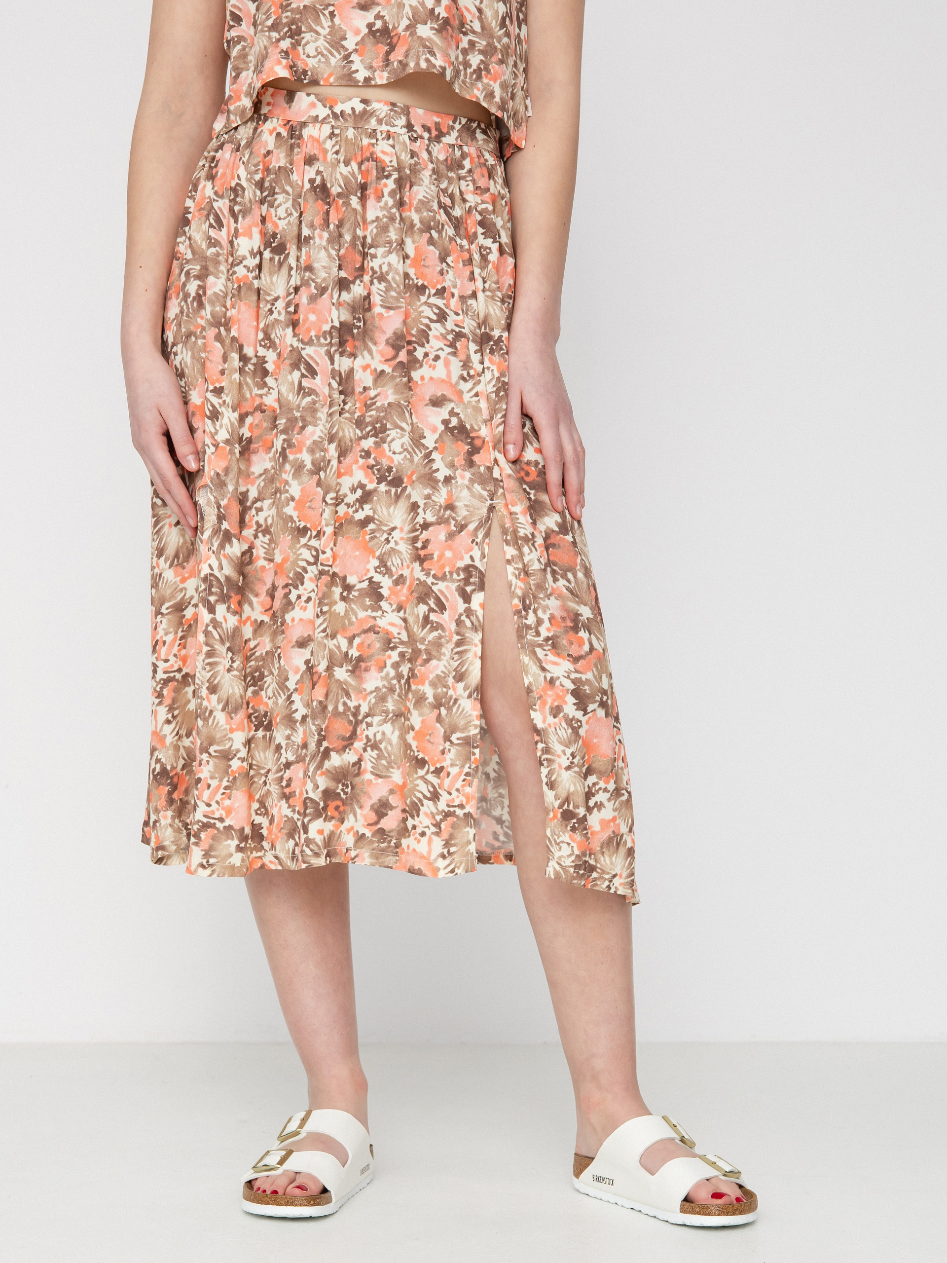 Sukně Brixton Capri Midi Wmn (pink nectar)