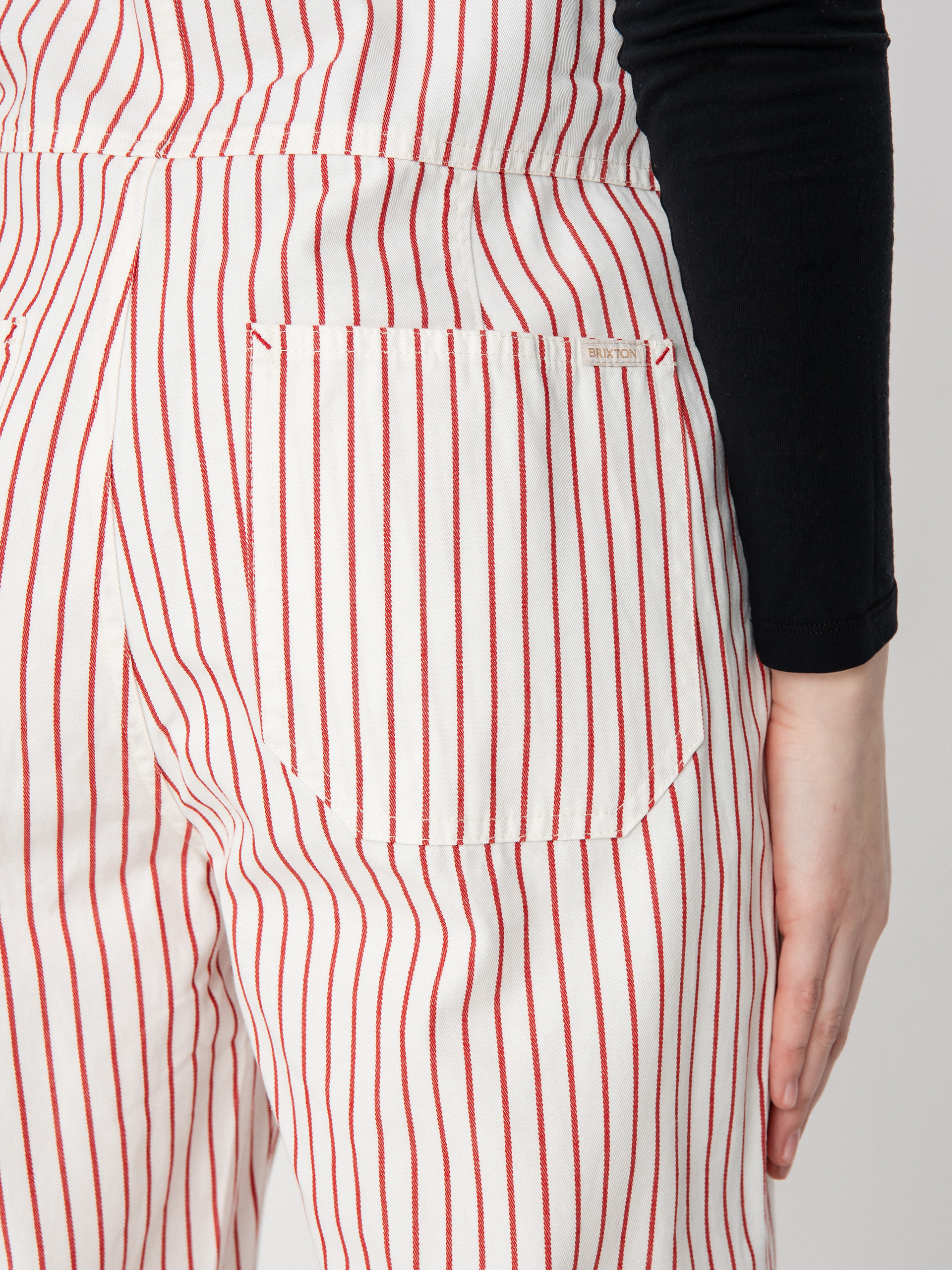 Kalhoty Brixton Costa Overall Wmn (aloha red)