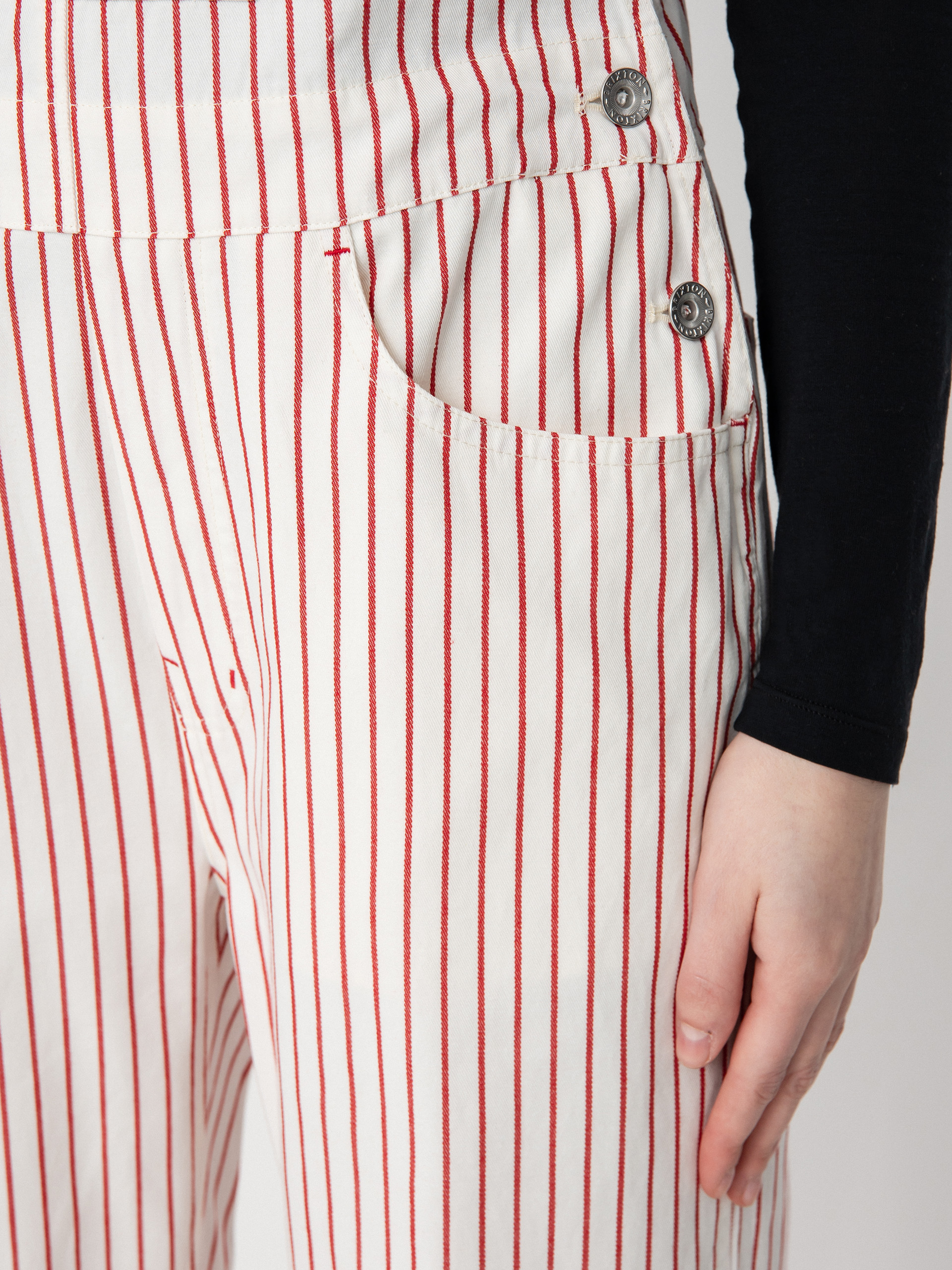 Kalhoty Brixton Costa Overall Wmn (aloha red)