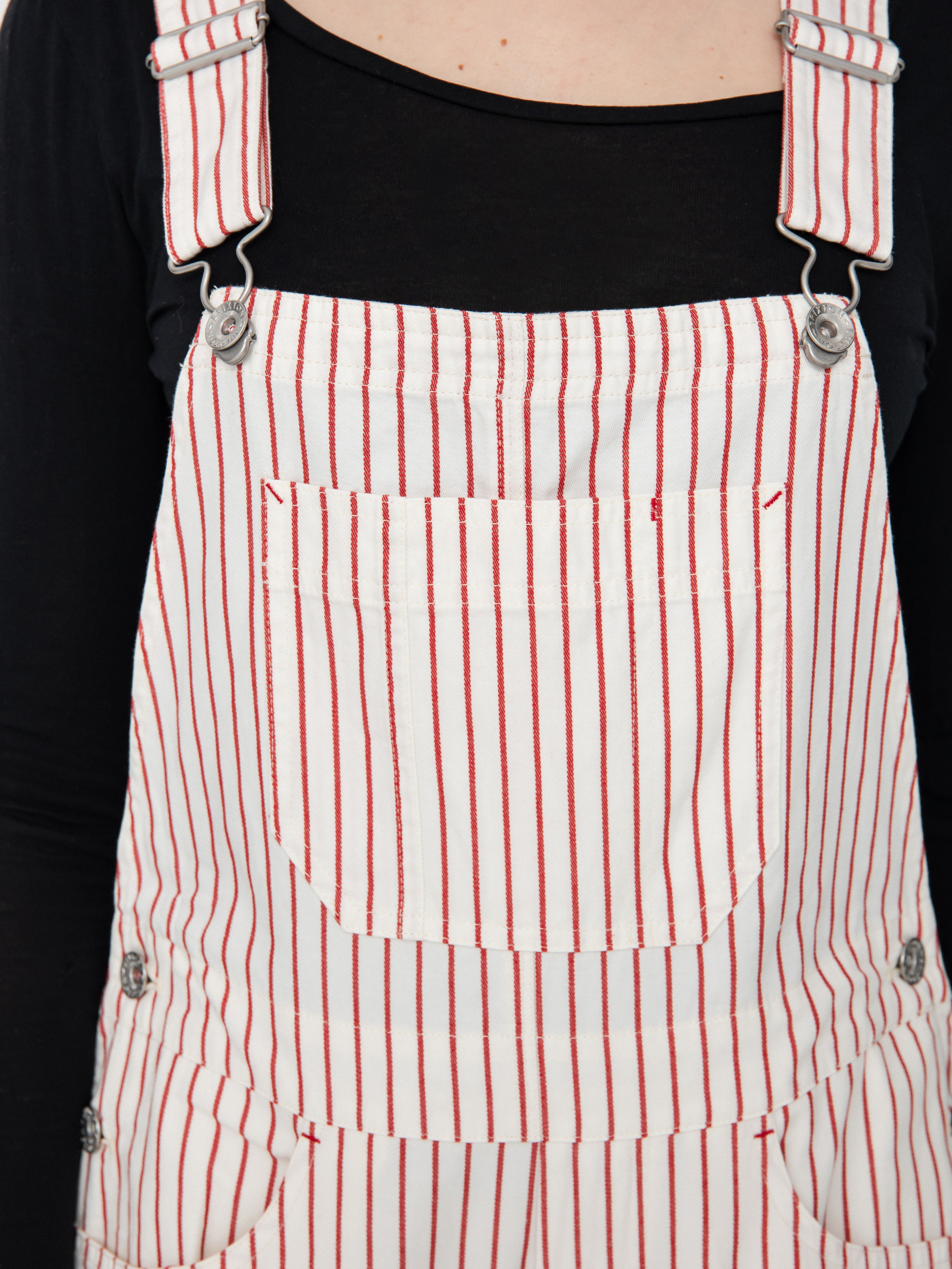 Kalhoty Brixton Costa Overall Wmn (aloha red)