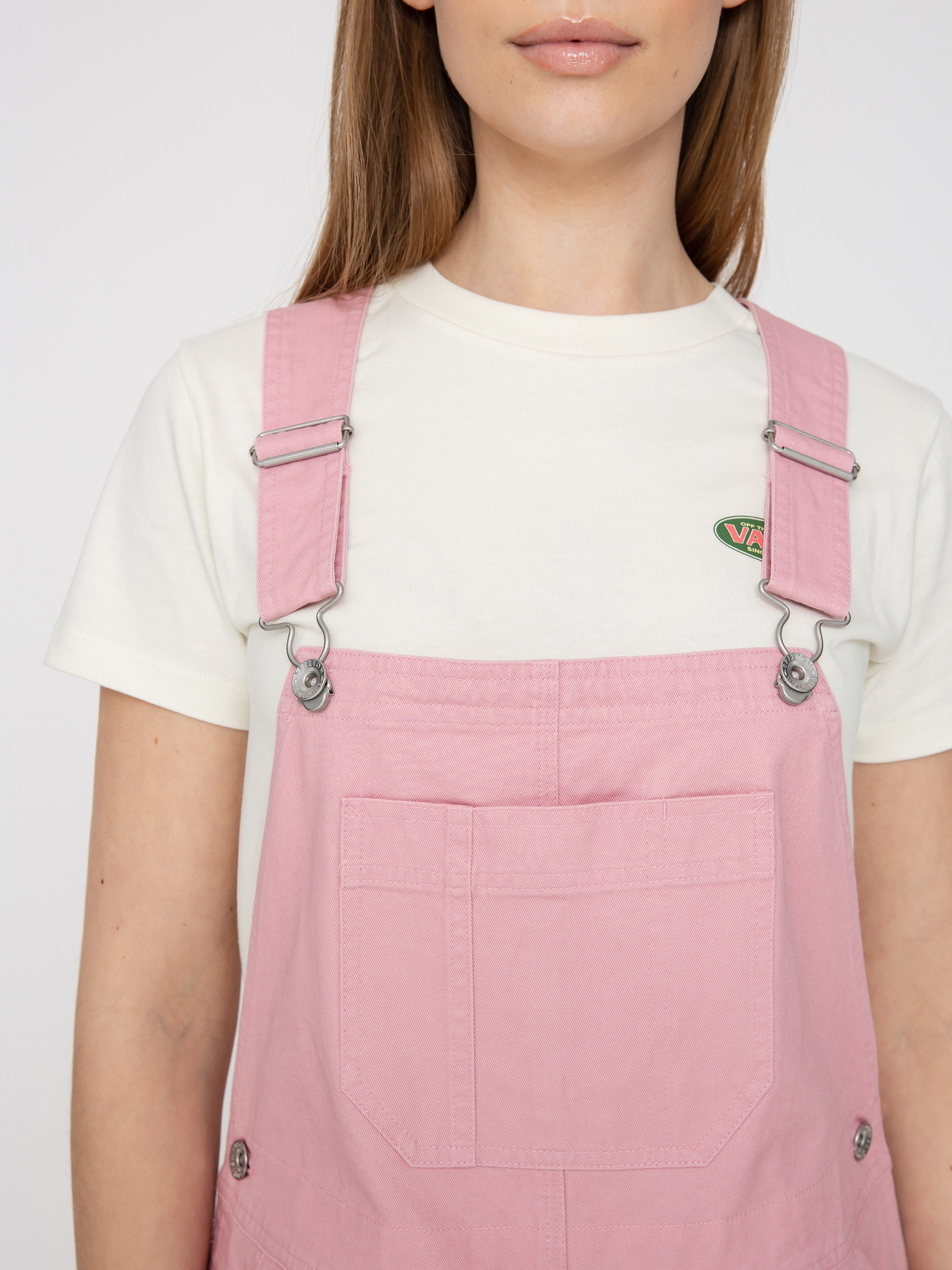 Kraťasy Brixton Costa Overall Wmn (pink nectar)