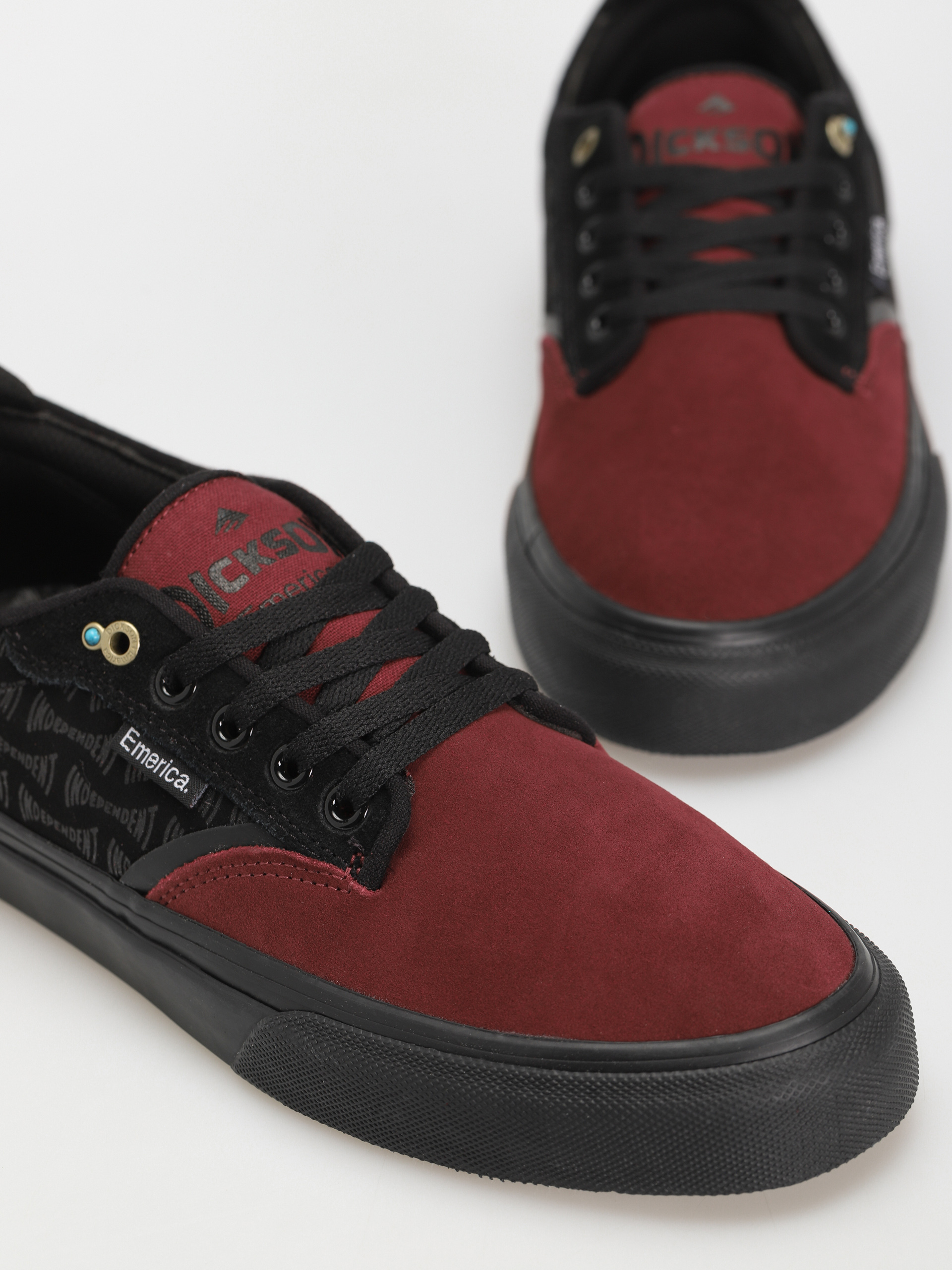 Boty Emerica Dickson X Independent (red/black)