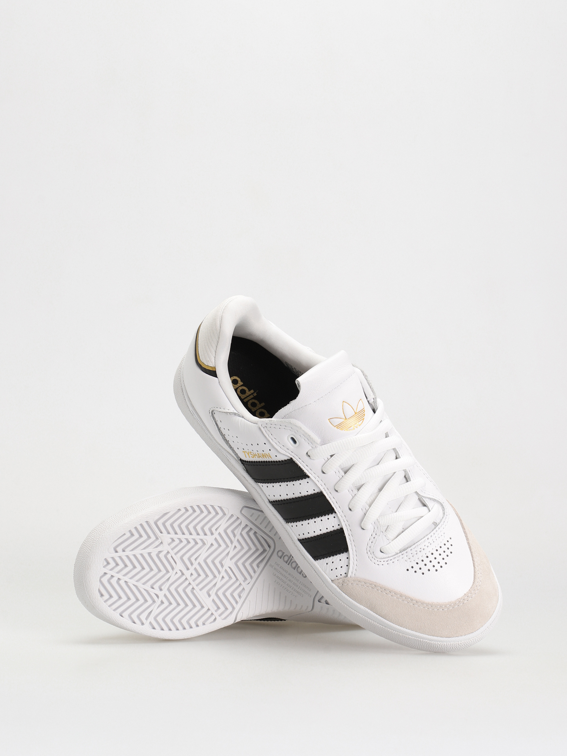 Boty adidas Tyshawn Low (ftwwht/cblack/goldmt)