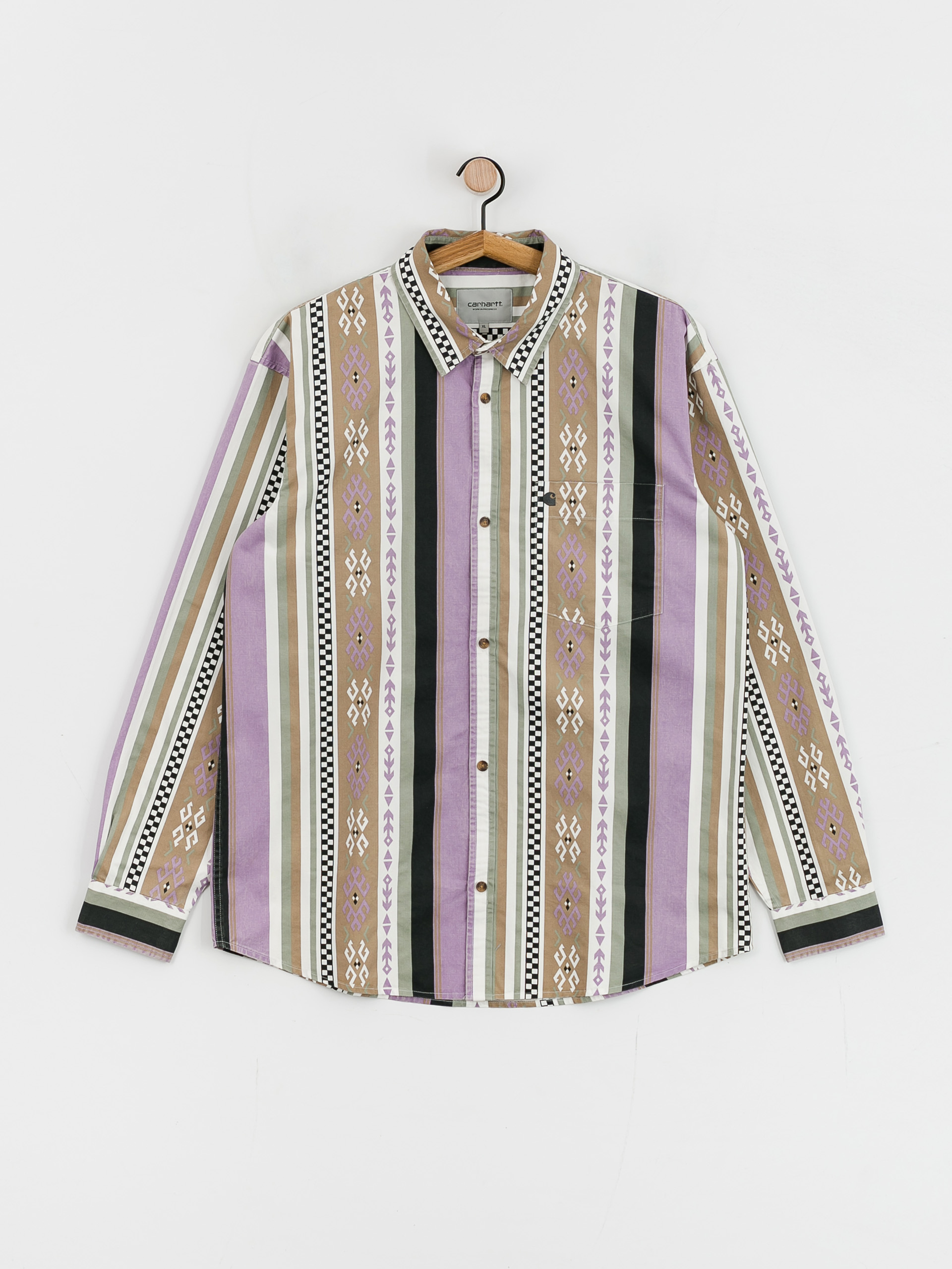 Košile Carhartt WIP Coba Stripe (coba stripe violanda/soot)