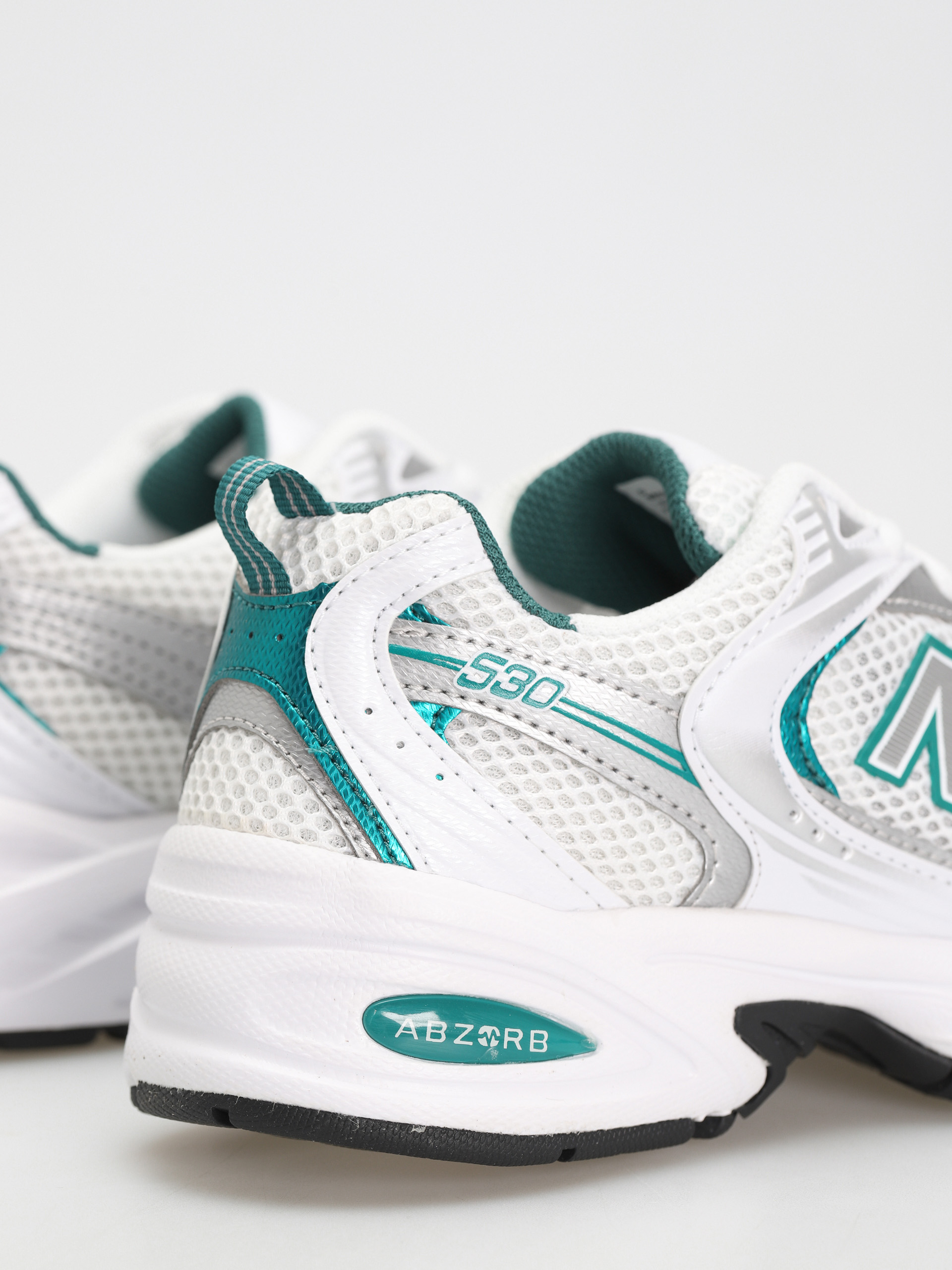 Boty New Balance 530 (white/silver metalic/turquoise)