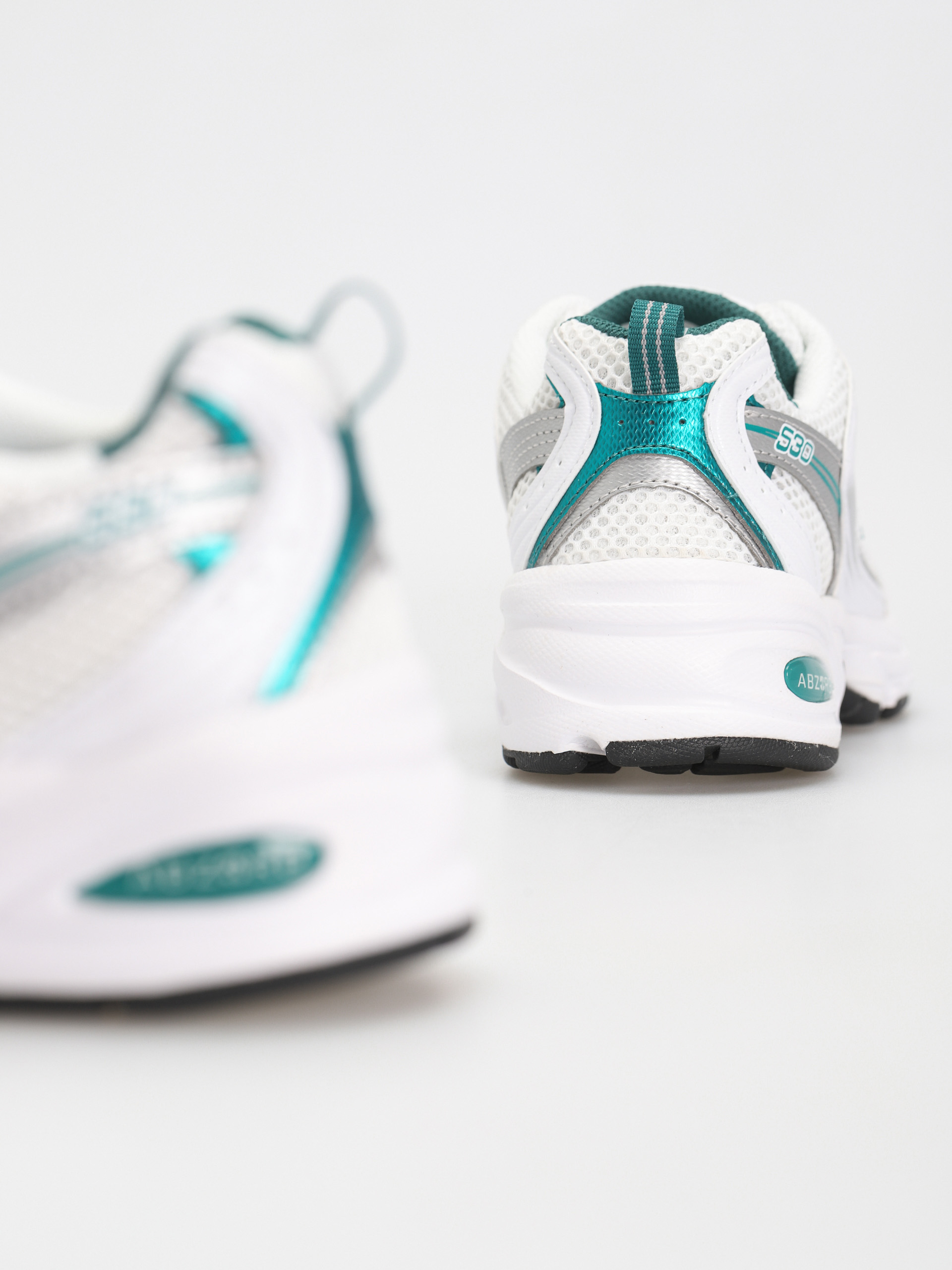 Boty New Balance 530 (white/silver metalic/turquoise)